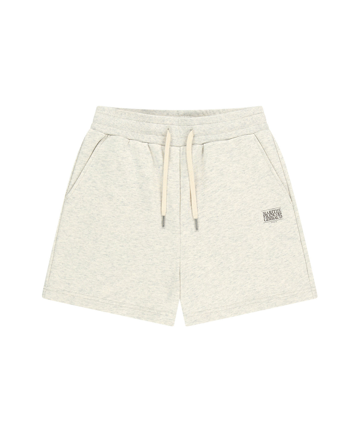 Marithe & Francois Girbaud - Vintage Classic Logo Sweat Shorts (Oatmeal) product image 3 | TRAB K-Fashion Australia