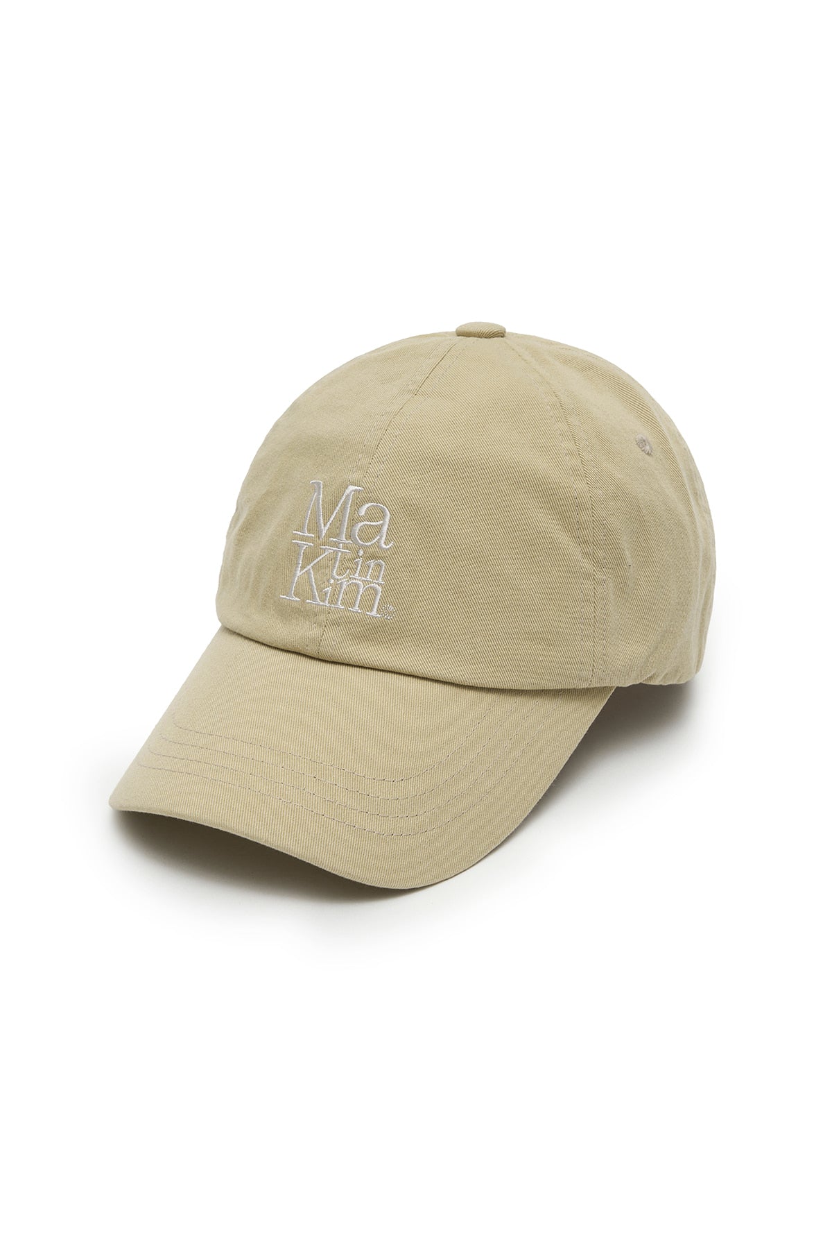 Matin Kim - Matin Block Logo Ball Cap (Beige) product image 2 | TRAB K-Fashion Australia