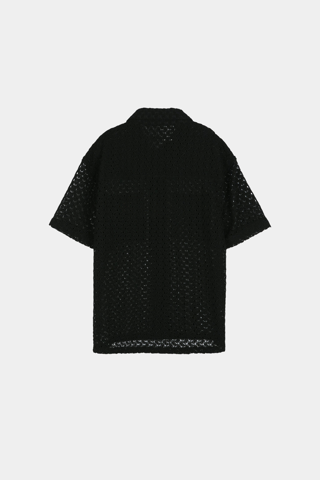 Andersson Bell - Tres Sheer Knitted Shirt (Black) product image 9 | TRAB K-Fashion Australia