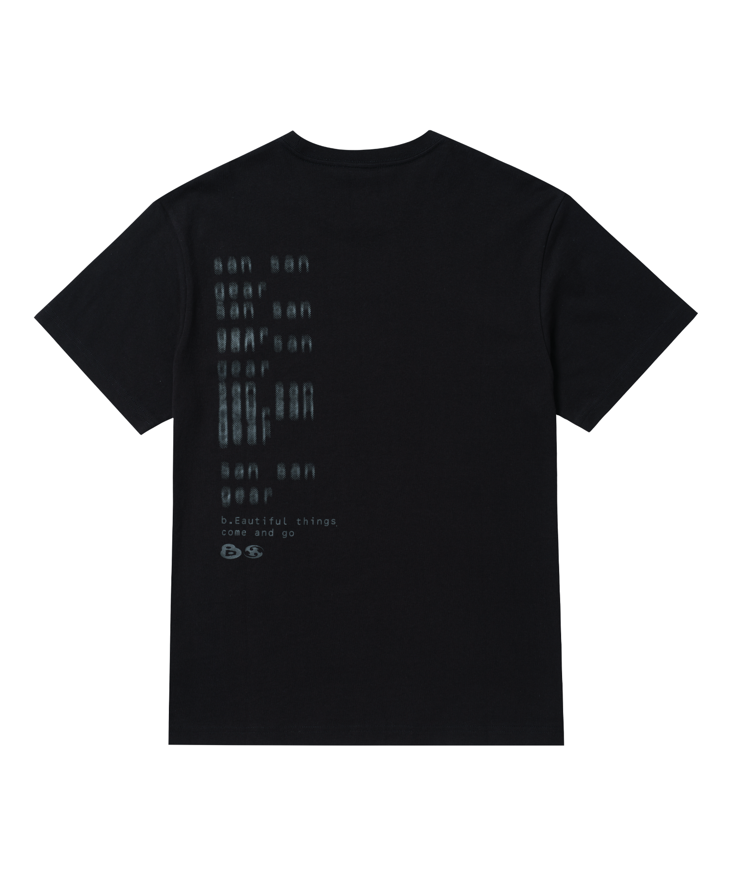 San San Gear - San San X B.E Swirl T-Shirt (Black) product image 2 | TRAB K-Fashion Australia