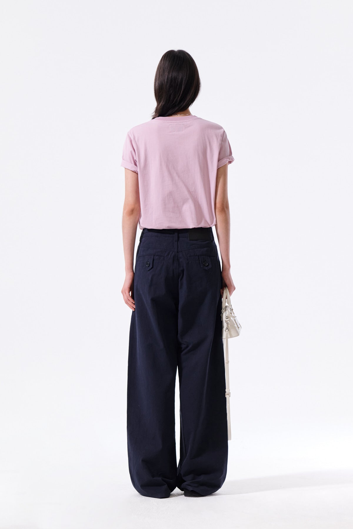 Matin Kim - Stud Point Color Denim Pants (Navy) product image 8 | TRAB K-Fashion Australia
