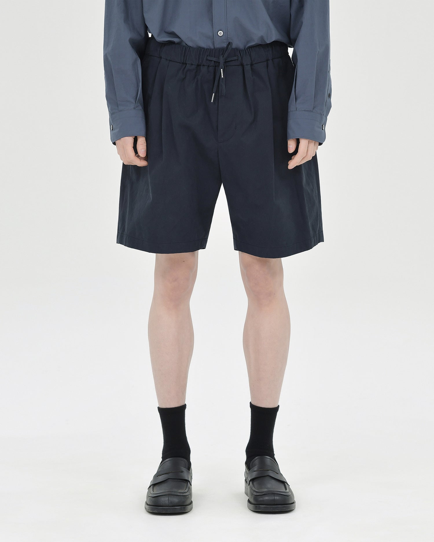 Brownyard - Easy Shorts (Dark Navy) product image 1 | TRAB K-Fashion Australia