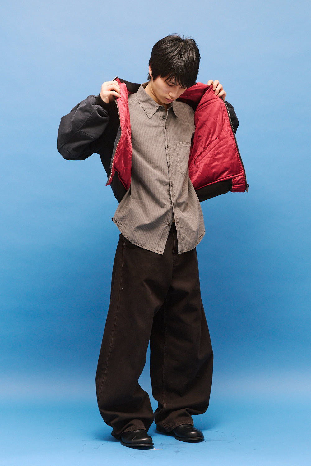 Hatchingroom - Reversible Bomber (Black) product image 13 | TRAB K-Fashion Australia