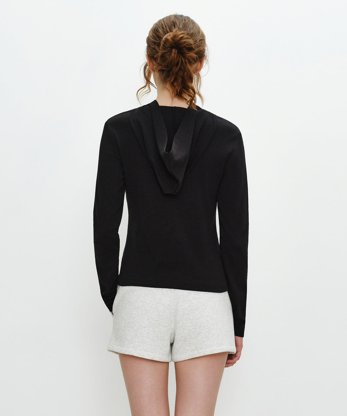 Marithe & Francois Girbaud - Basic Hoodie Long Sleeve (Black) product image 3 | TRAB K-Fashion Australia