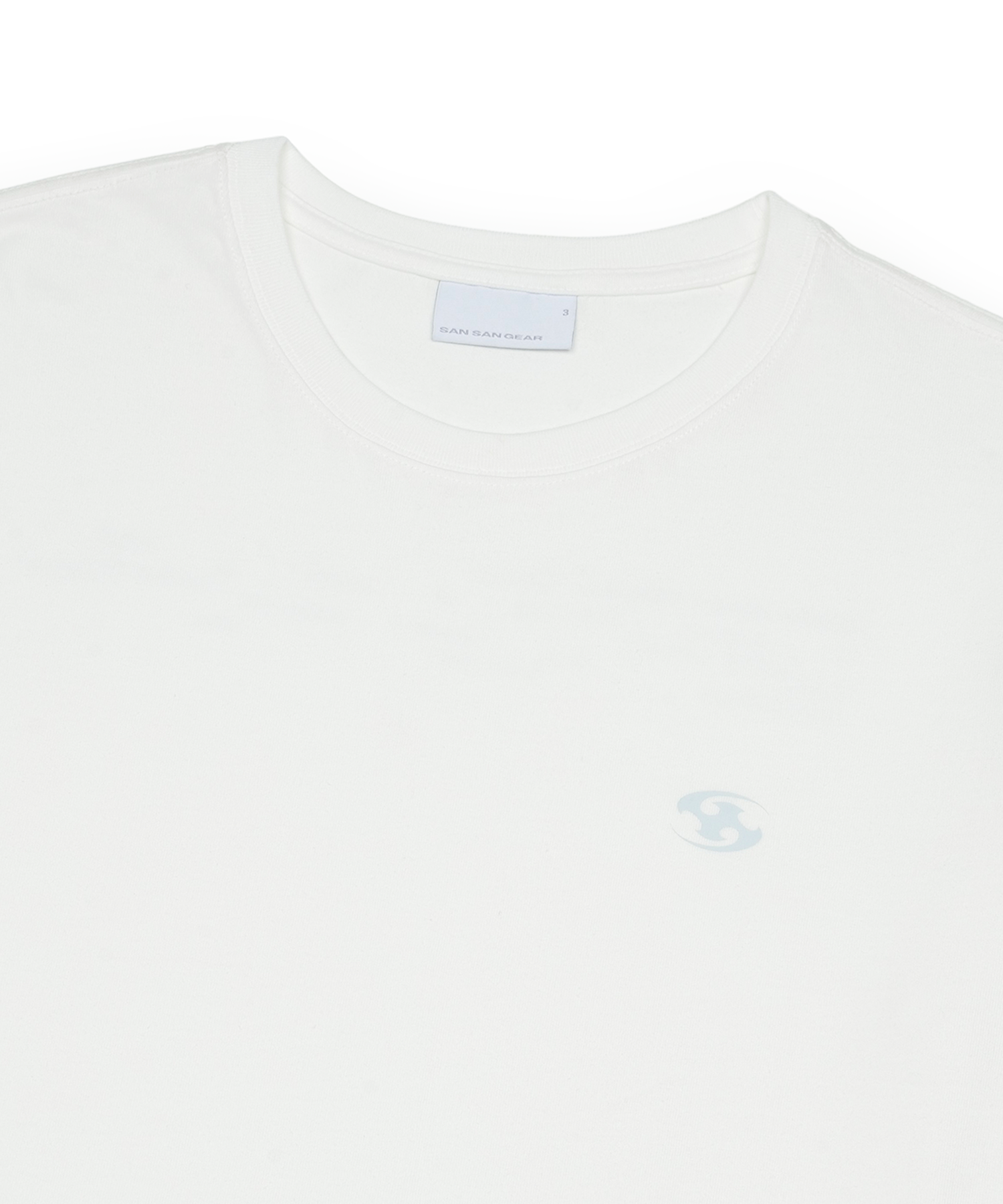 San San Gear - Logo T-Shirt (White) product image 3 | TRAB K-Fashion Australia