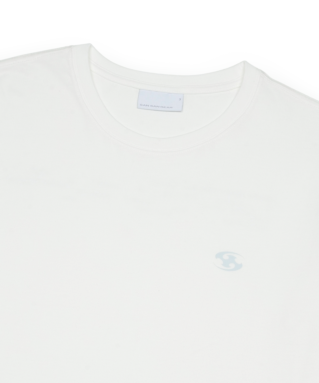 San San Gear - Logo T-Shirt (White) product image 3 | TRAB K-Fashion Australia