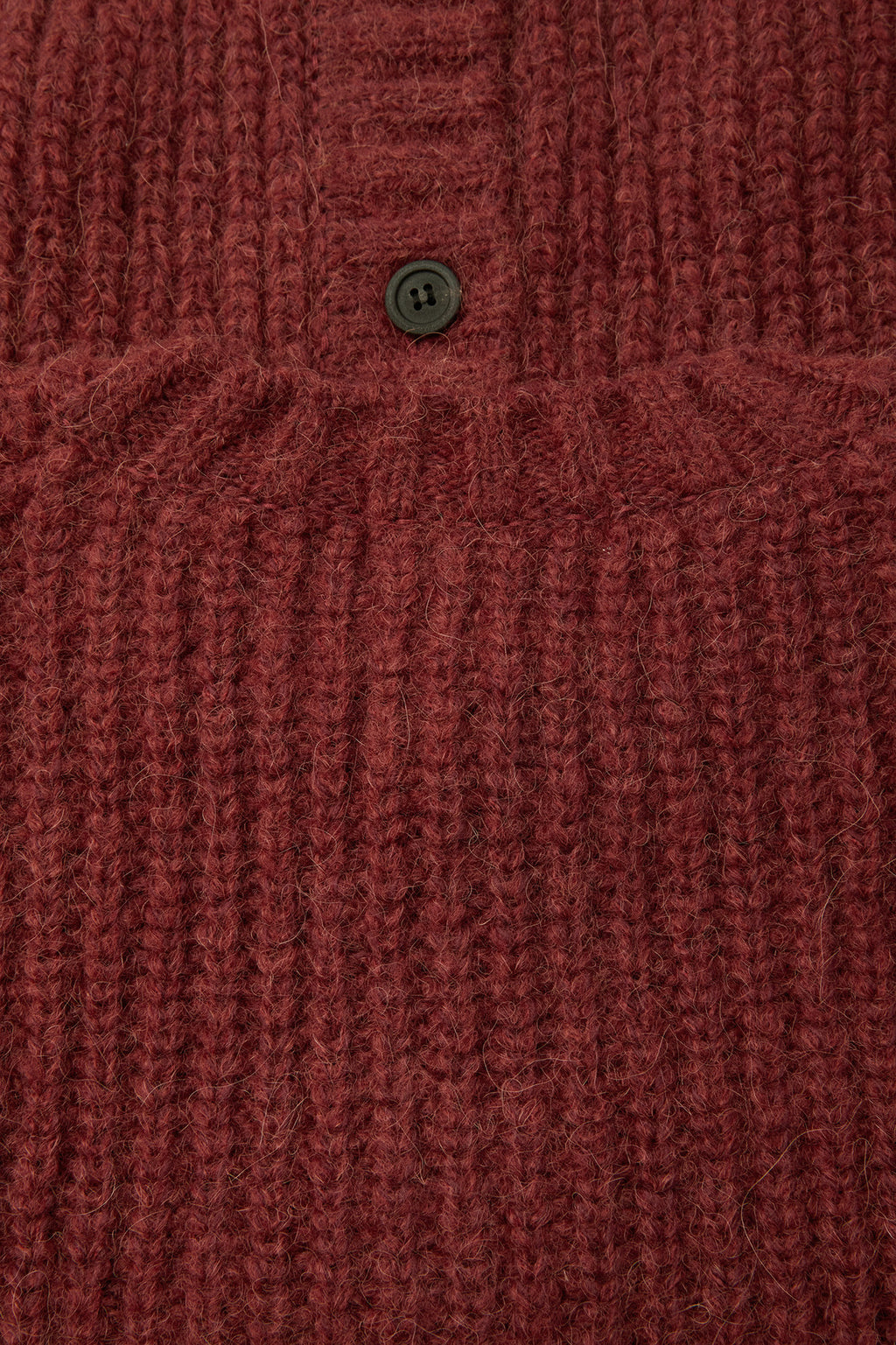 Coor - Hairy Button Up Round Cropped Cardigan (Burgundy) product image 7 | TRAB K-Fashion Australia