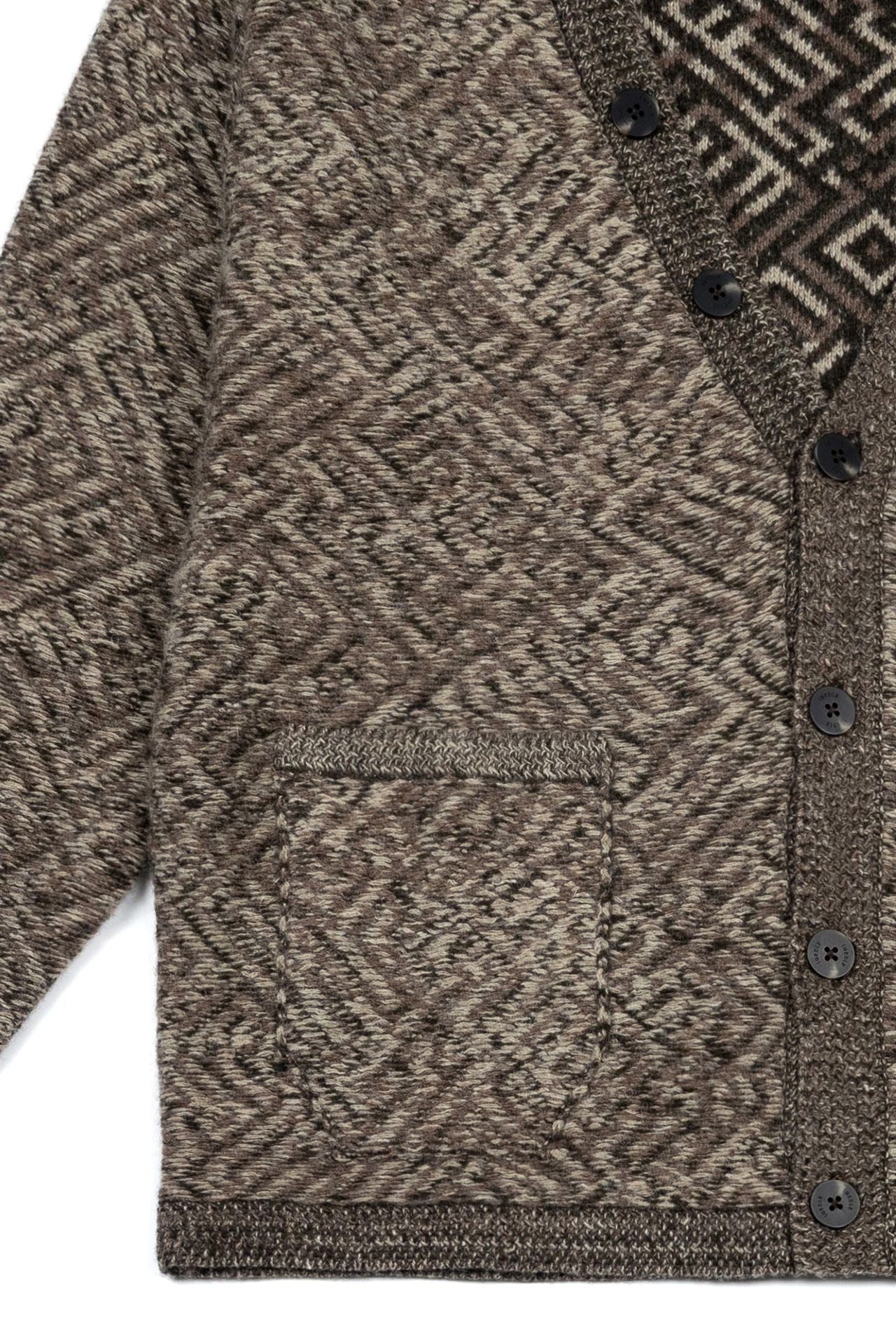 Ioedle - Miro Knit Cardigan (Brown) product image 5 | TRAB K-Fashion Australia