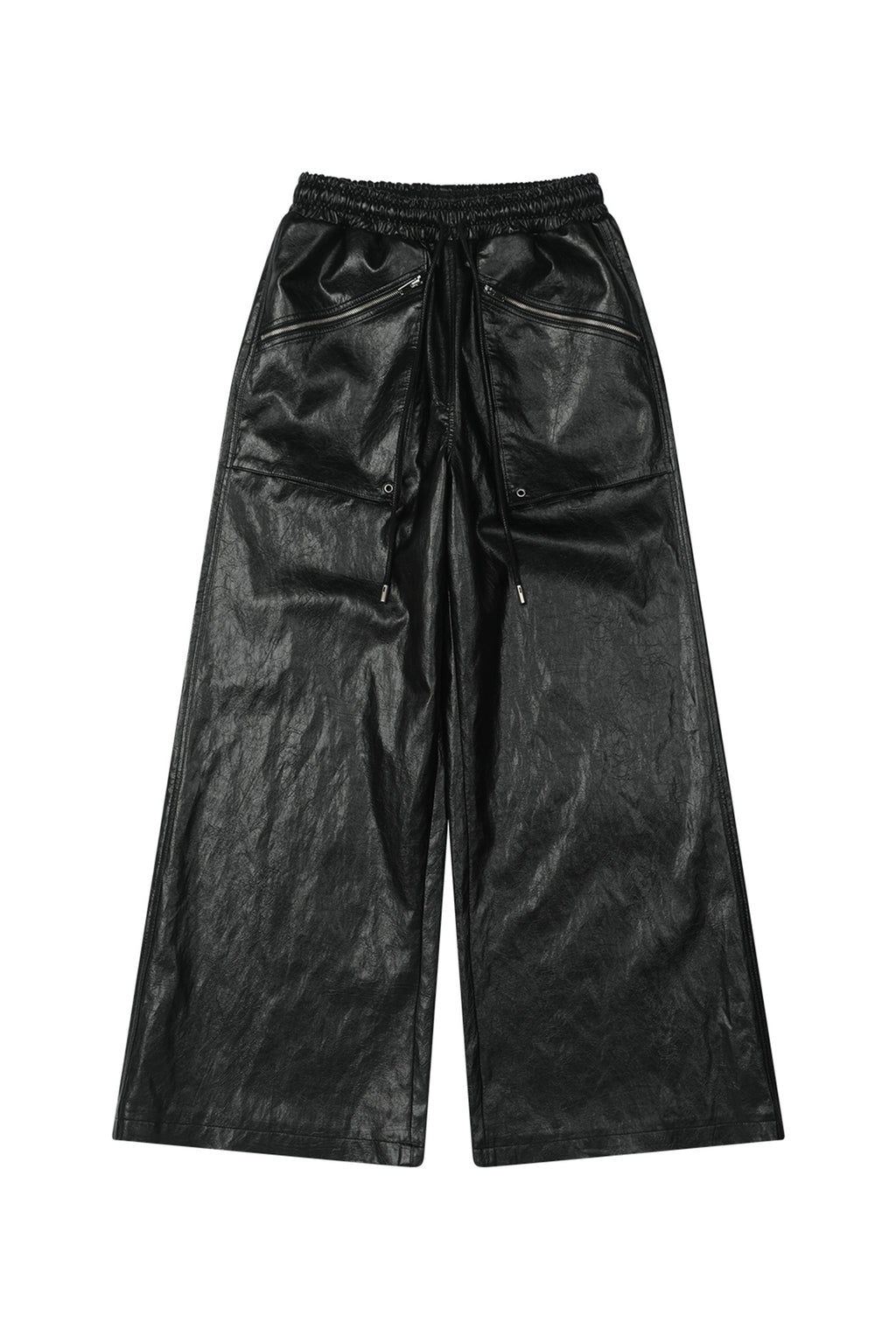 Deinet - Pocket Point Faux Leather Pants (Black) product image 7 | TRAB K-Fashion Australia