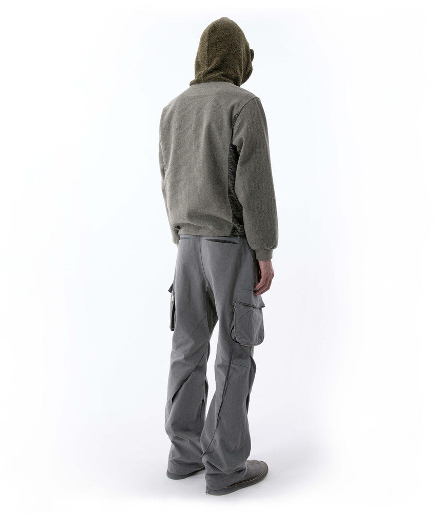 XLIM - Ep.10 01 Hoodie Zip-Up (Khaki) product image 4 | TRAB K-Fashion Australia