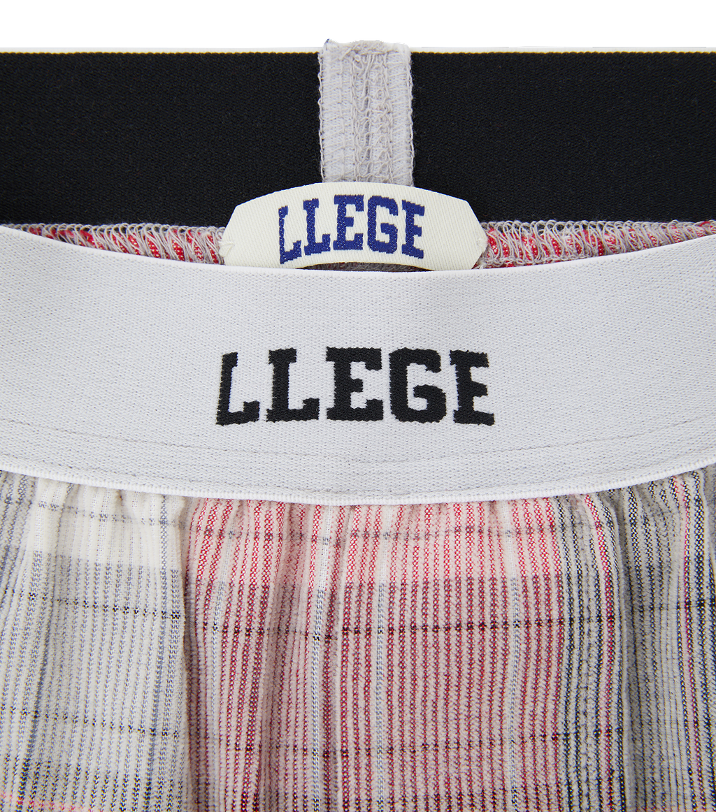 Llege - Faded Check Boxer Pants (Pink) product image 3 | TRAB K-Fashion Australia