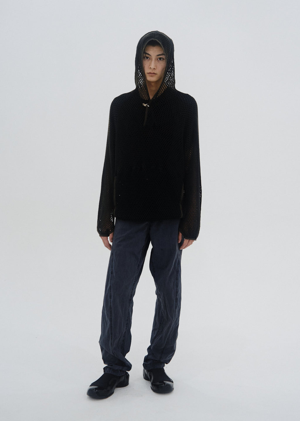 Hyein Seo - Bent Trouser w/ Belt (Dark Night) product image 2 | TRAB K-Fashion Australia
