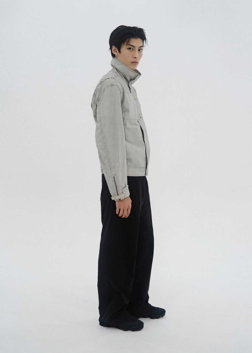 Hyein Seo - Dyed Cotton Jacket (Moon Grey) product image 2 | TRAB K-Fashion Australia