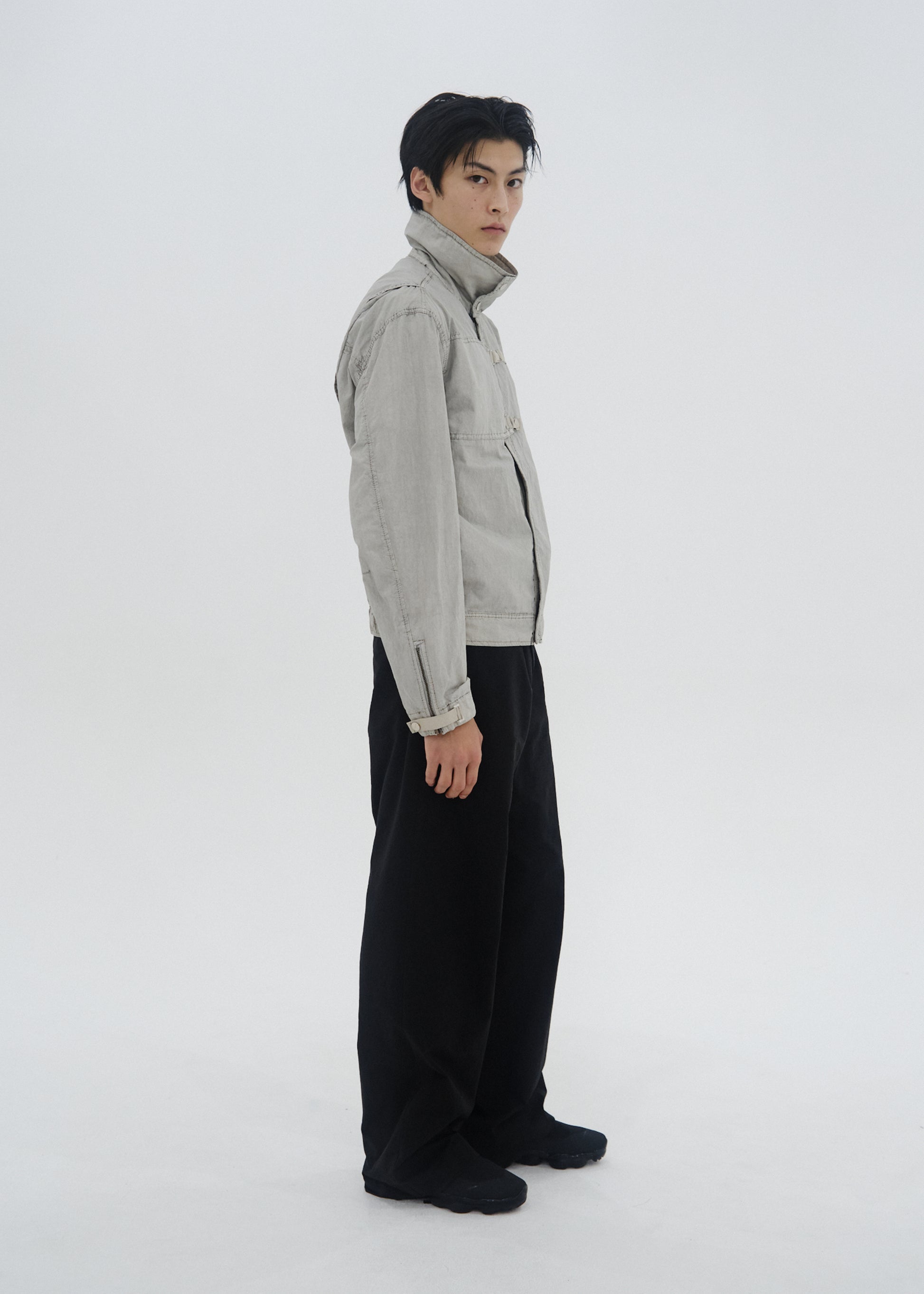 Hyein Seo - Dyed Cotton Jacket (Moon Grey) product image 2 | TRAB K-Fashion Australia