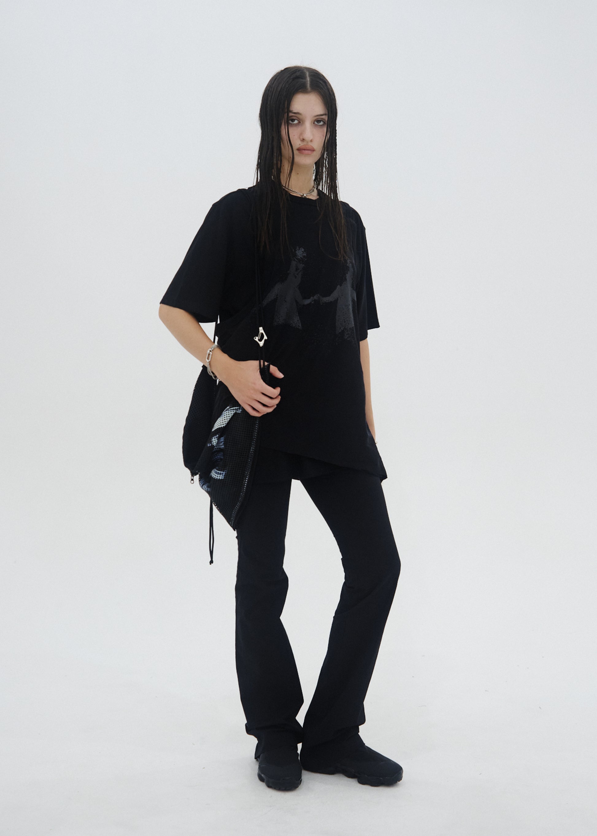 Hyein Seo - Tie Scarf Pants (Black) product image 2 | TRAB K-Fashion Australia