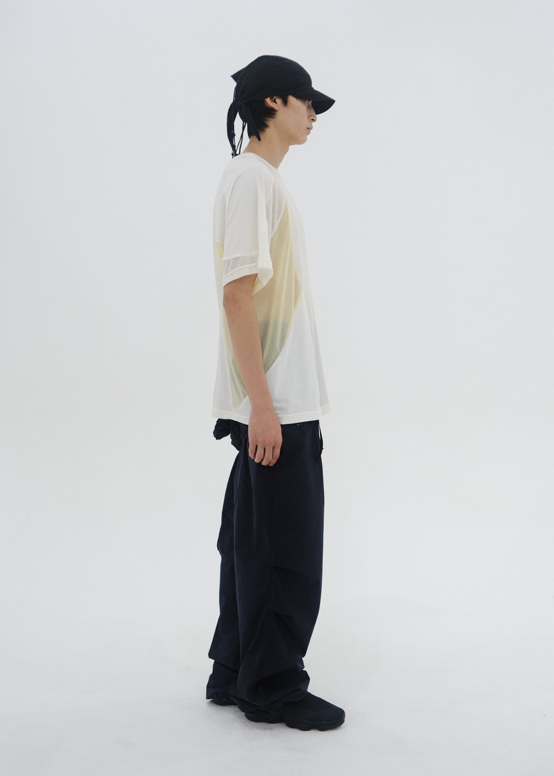 Hyein Seo - Paneled T-Shirt (White) product image 2 | TRAB K-Fashion Australia