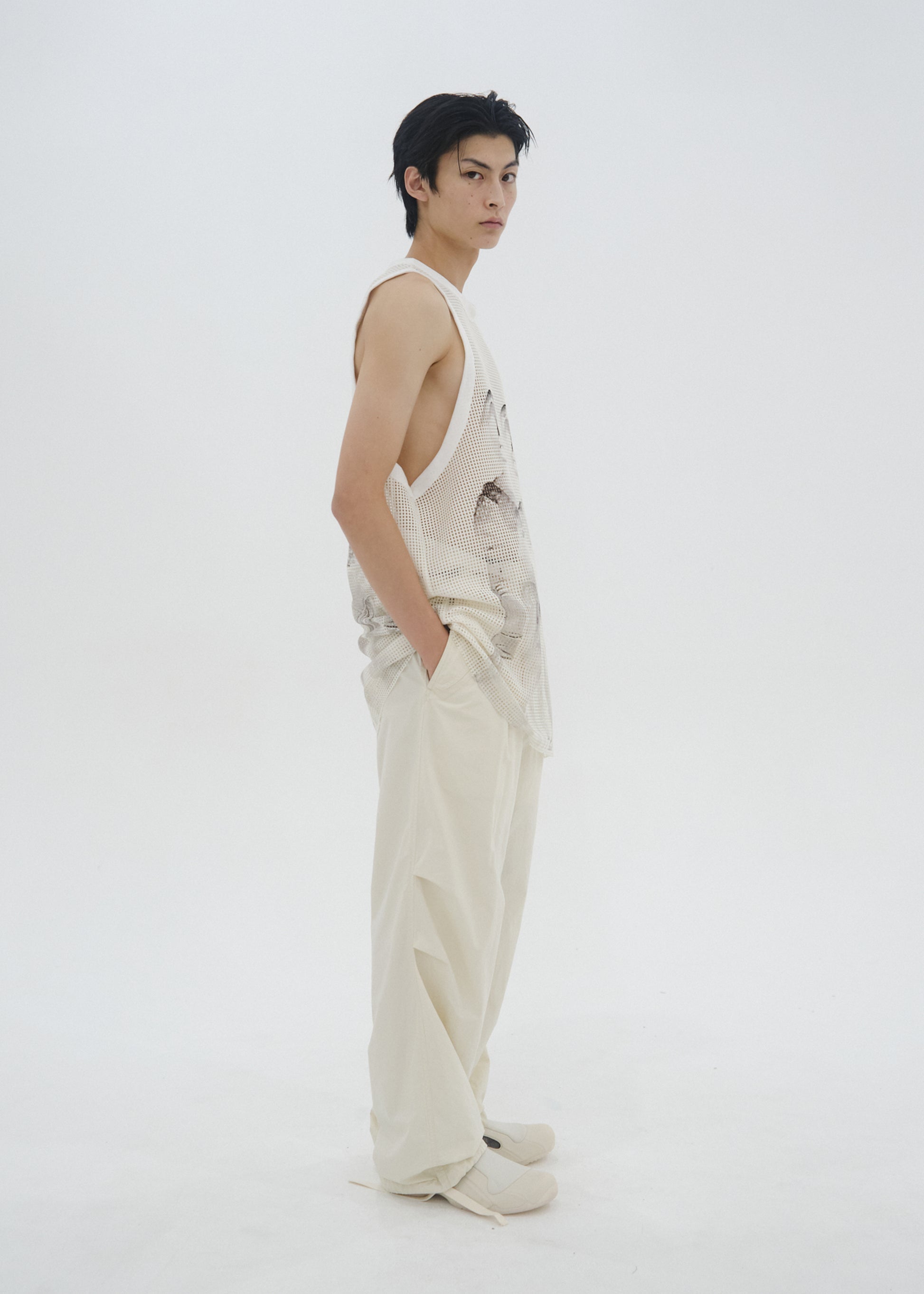 Hyein Seo - Pocket Pants w/ Waist Bag (Ivory) product image 2 | TRAB K-Fashion Australia