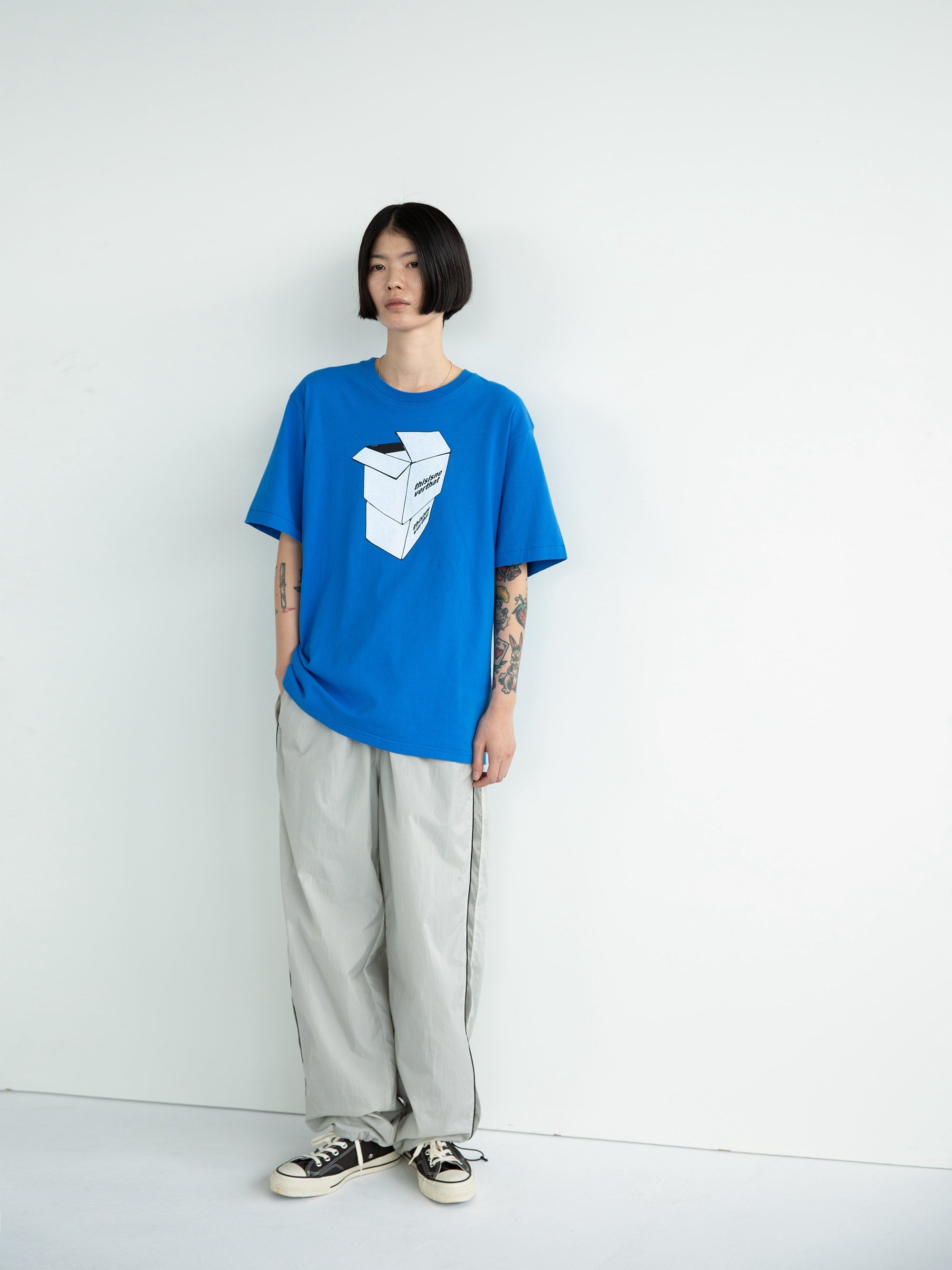 thisisneverthat - 2 Parcels Tee (Blue) product image 4 | TRAB K-Fashion Australia