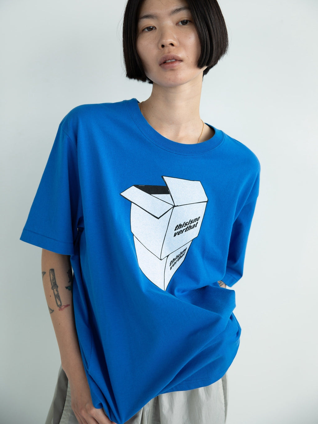 thisisneverthat - 2 Parcels Tee (Blue) product image 5 | TRAB K-Fashion Australia