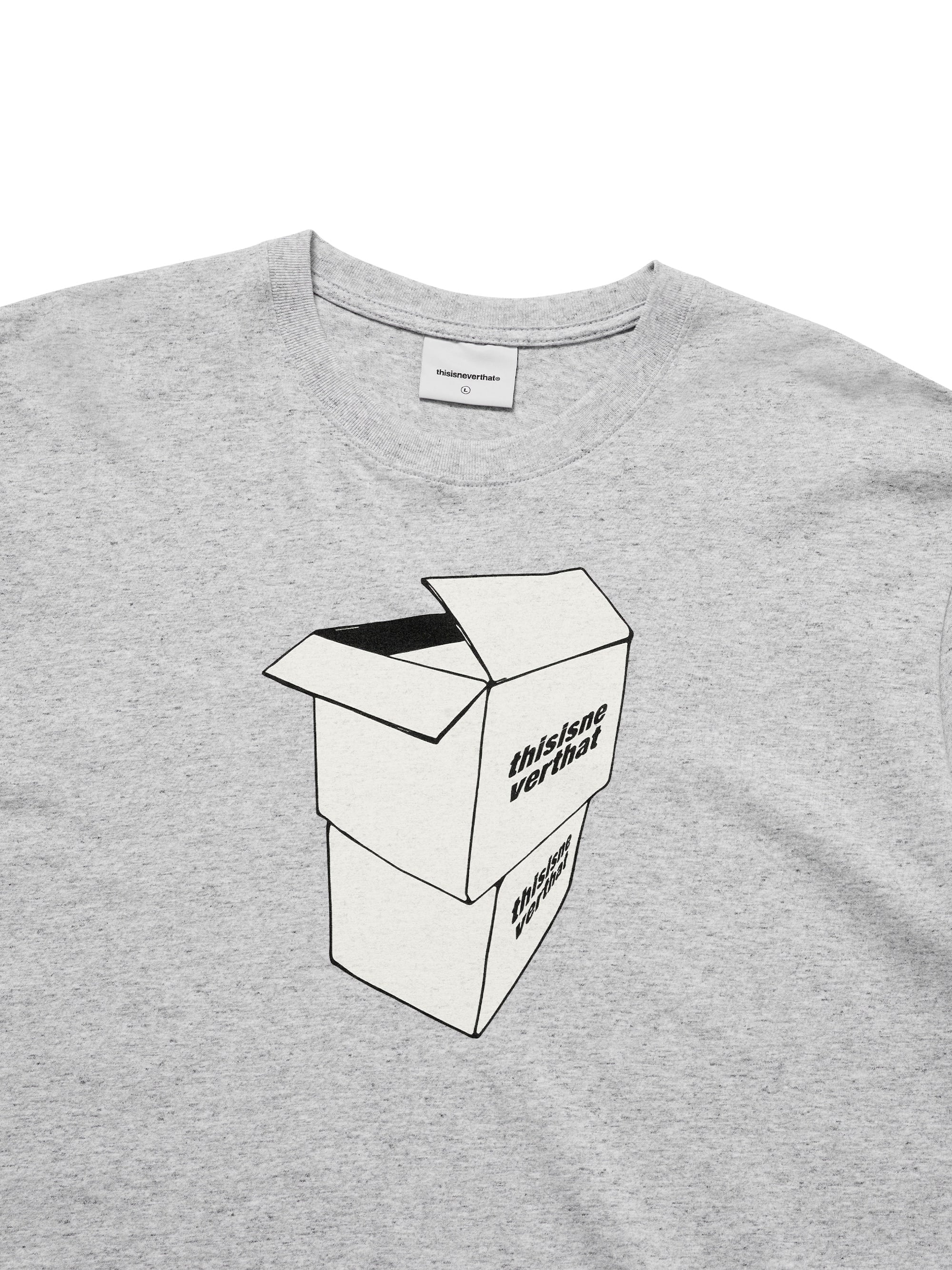 thisisneverthat - 2 Parcels Tee (Heather Grey) product image 2 | TRAB K-Fashion Australia