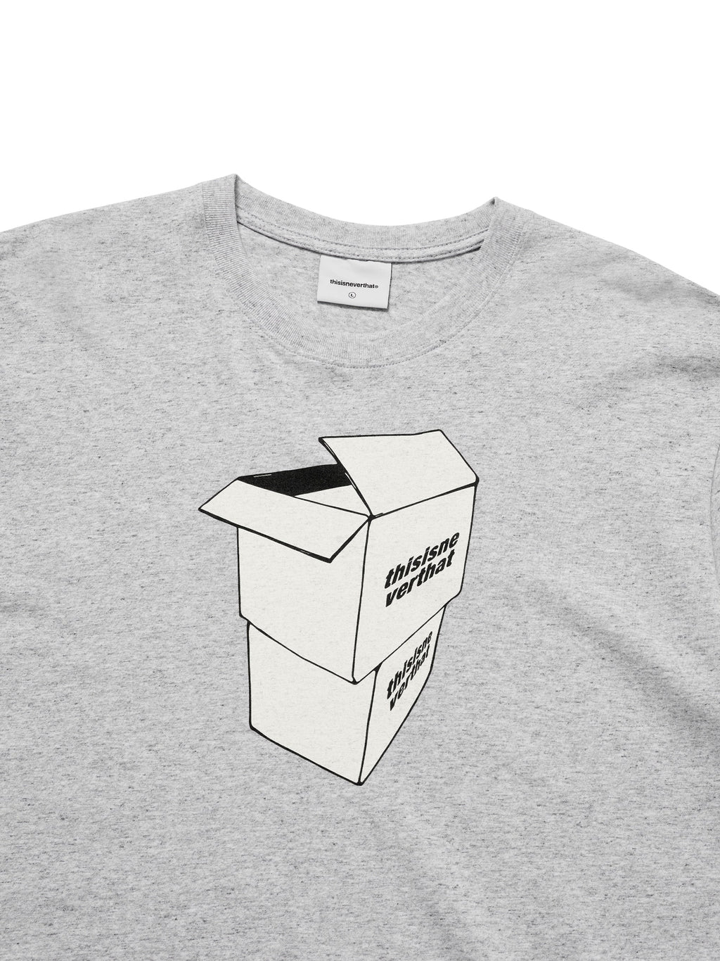 thisisneverthat - 2 Parcels Tee (Heather Grey) product image 2 | TRAB K-Fashion Australia