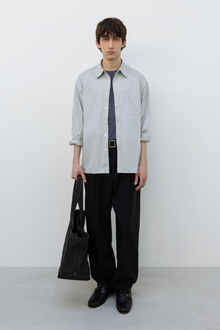 Insilence - Vintage Canvas Shopper Bag (Vintage Black) product image 4 | TRAB K-Fashion Australia