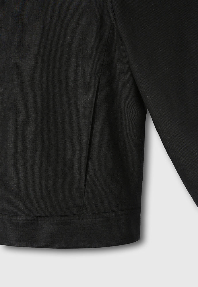 Tonywack - Milled Linen Rayon Type1 Zip Jacket (Black) product image 12 | TRAB K-Fashion Australia
