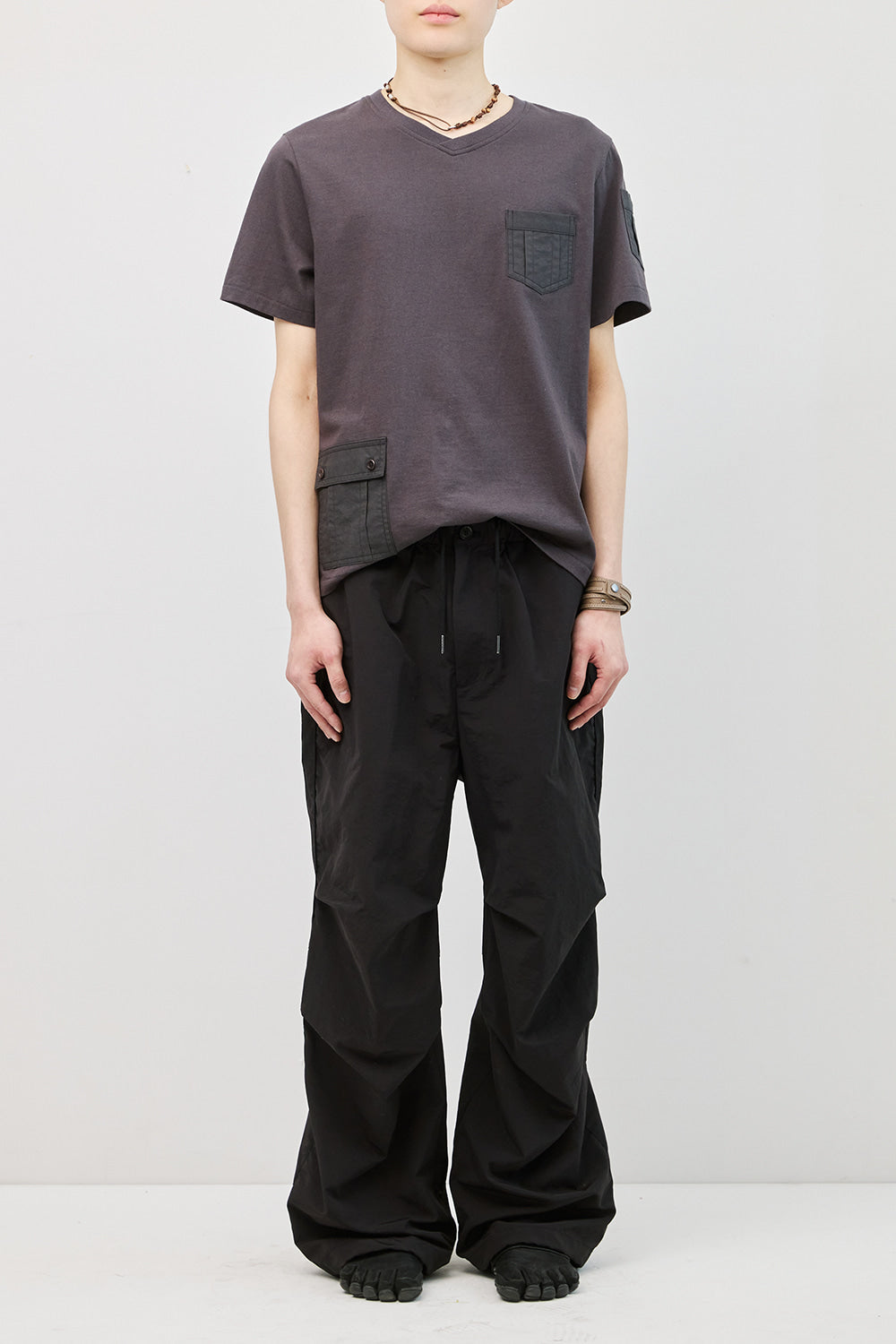 Hatchingroom - Multi Pocket Tee (Charcoal) product image 11 | TRAB K-Fashion Australia