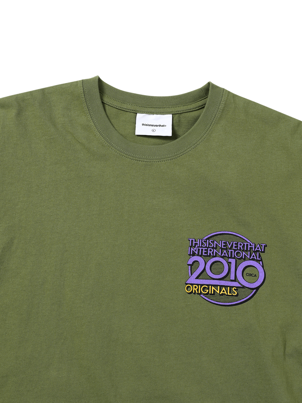 thisisneverthat - 2010 Originals Tee (Moss Green) product image 3 | TRAB K-Fashion Australia