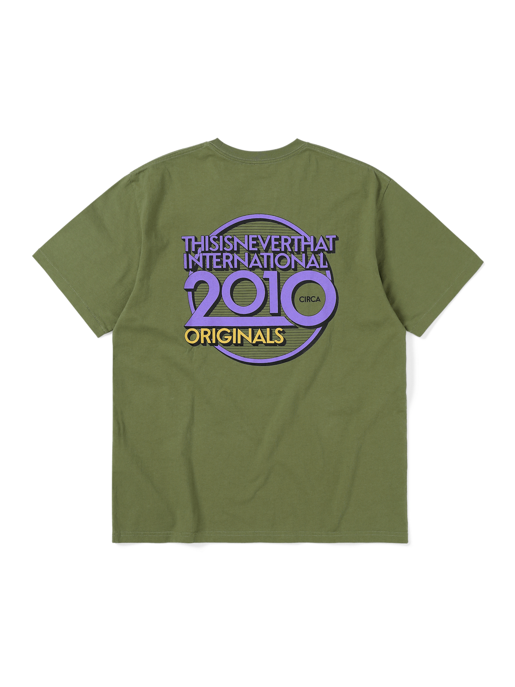 thisisneverthat - 2010 Originals Tee (Moss Green) product image 1 | TRAB K-Fashion Australia
