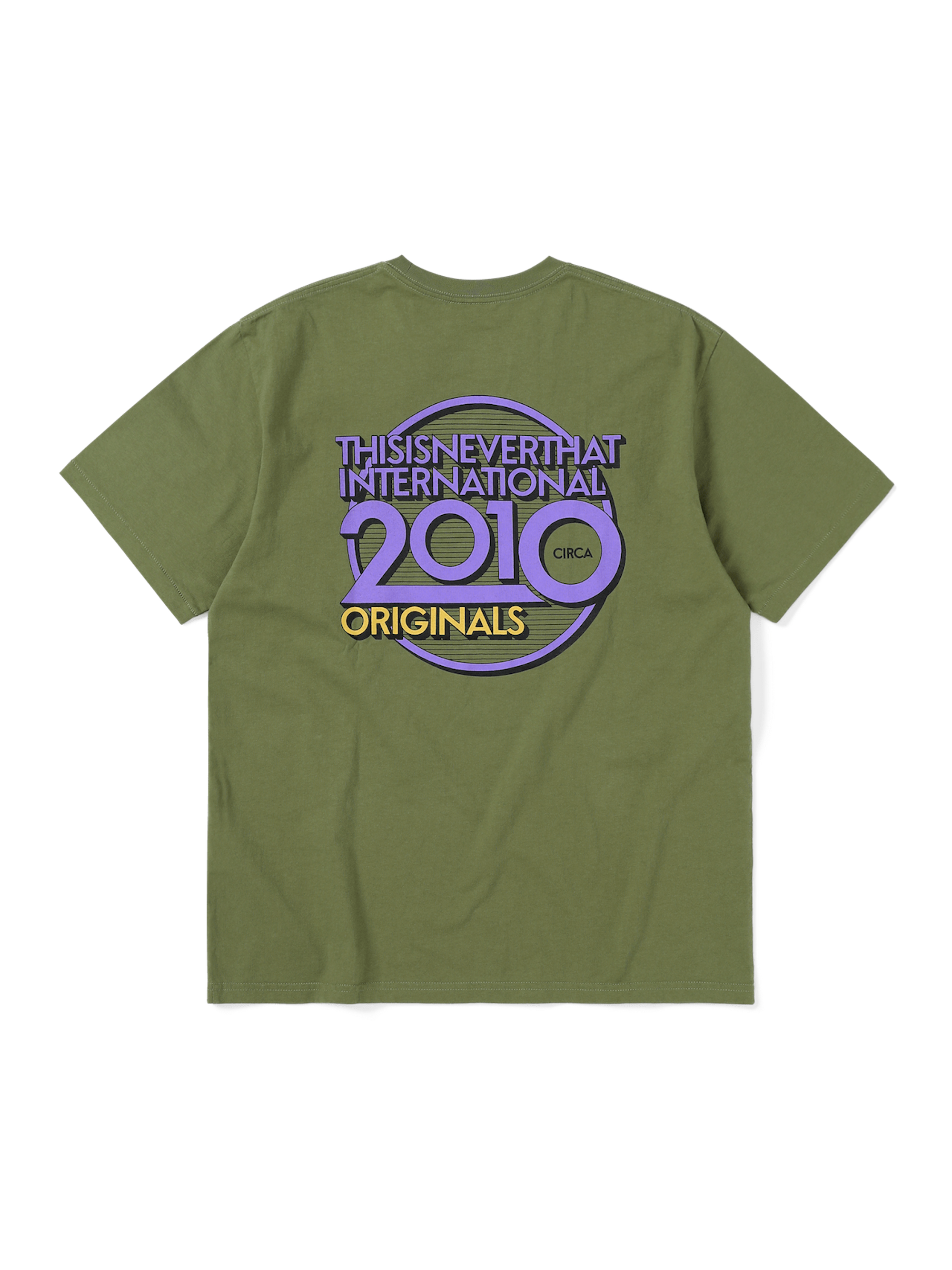 thisisneverthat - 2010 Originals Tee (Moss Green) product image 1 | TRAB K-Fashion Australia