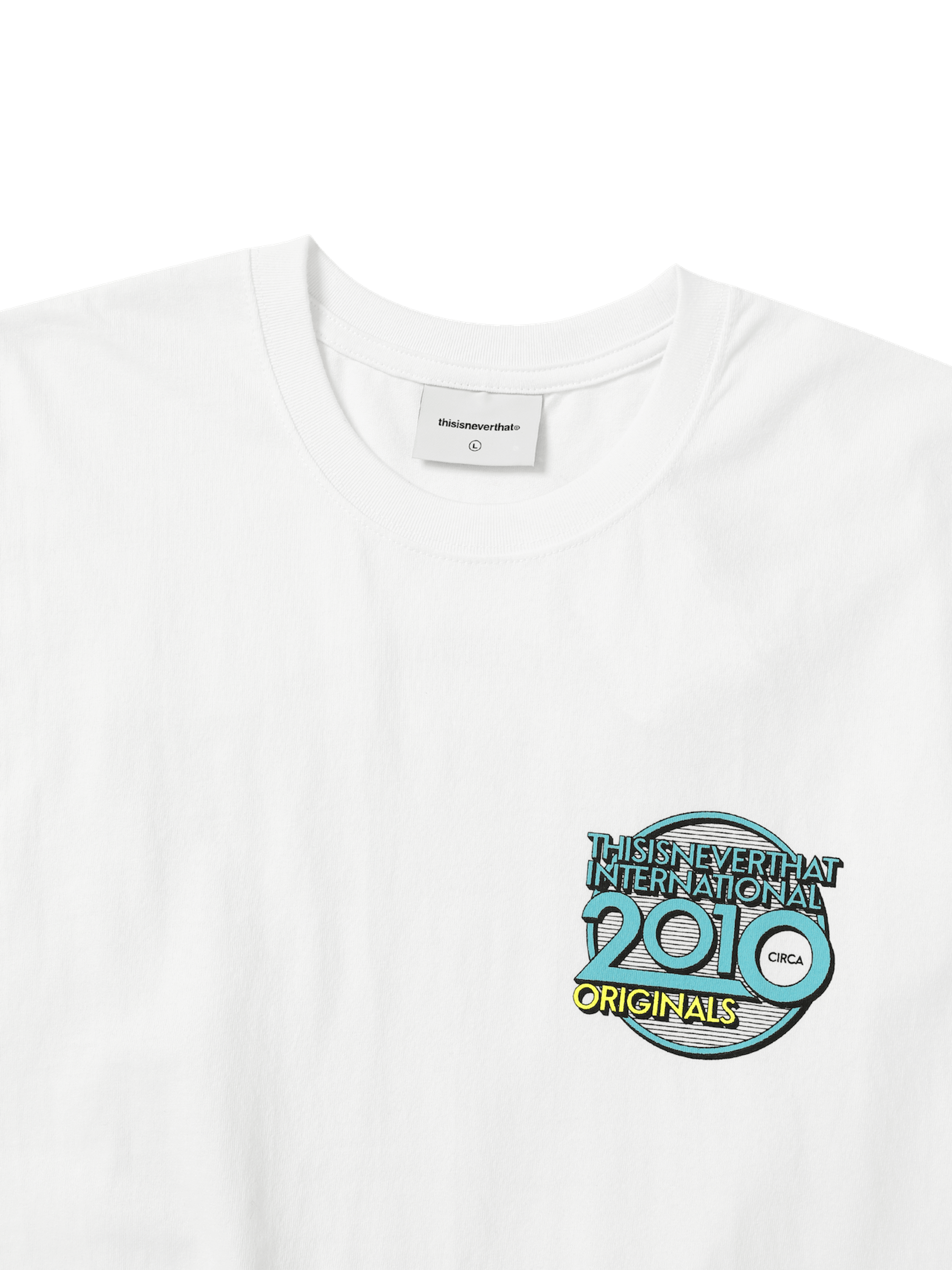 thisisneverthat - 2010 Originals Tee (White) product image 3 | TRAB K-Fashion Australia