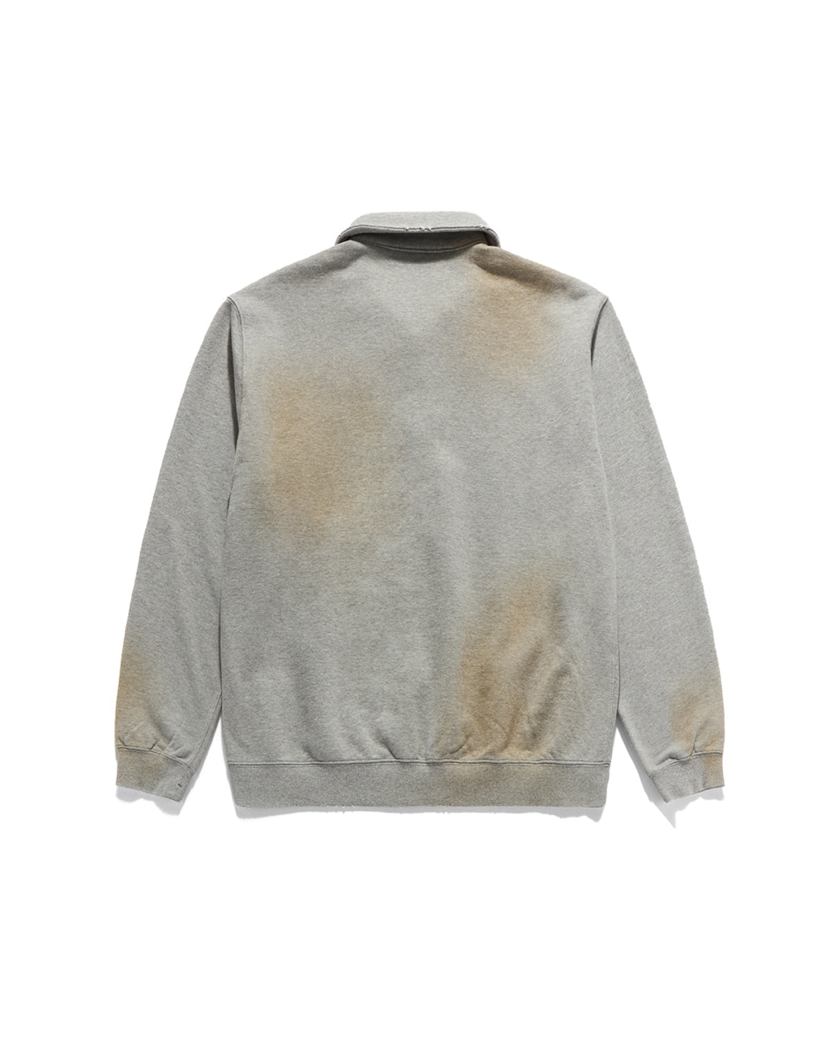 Eastlogue - Cut Out Collar Half Zip Up Sweat (Melange Grey) product image 3 | TRAB K-Fashion Australia