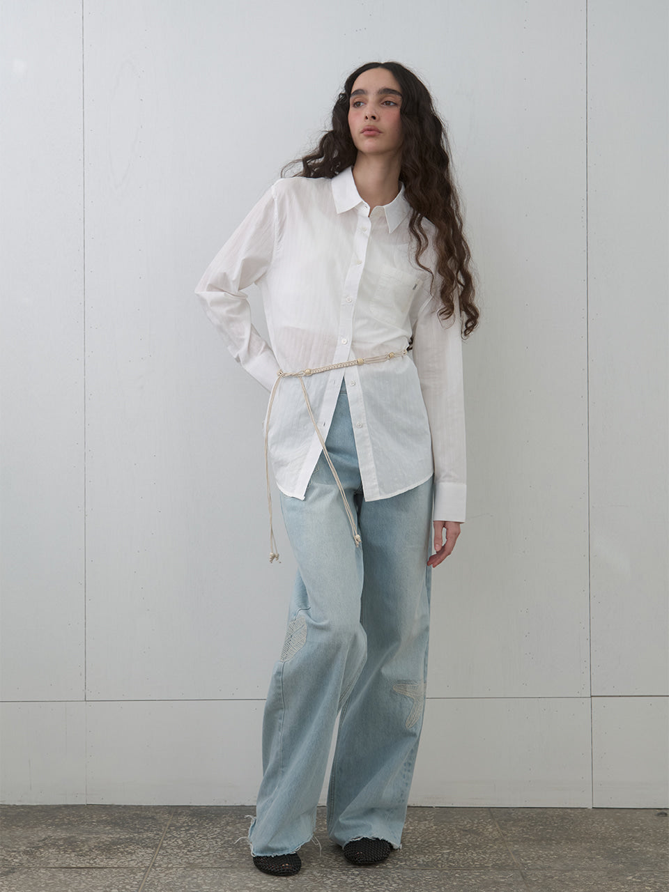 Kijun - Pure Essence Cotton Shirt (Off-White) product image 6 | TRAB K-Fashion Australia