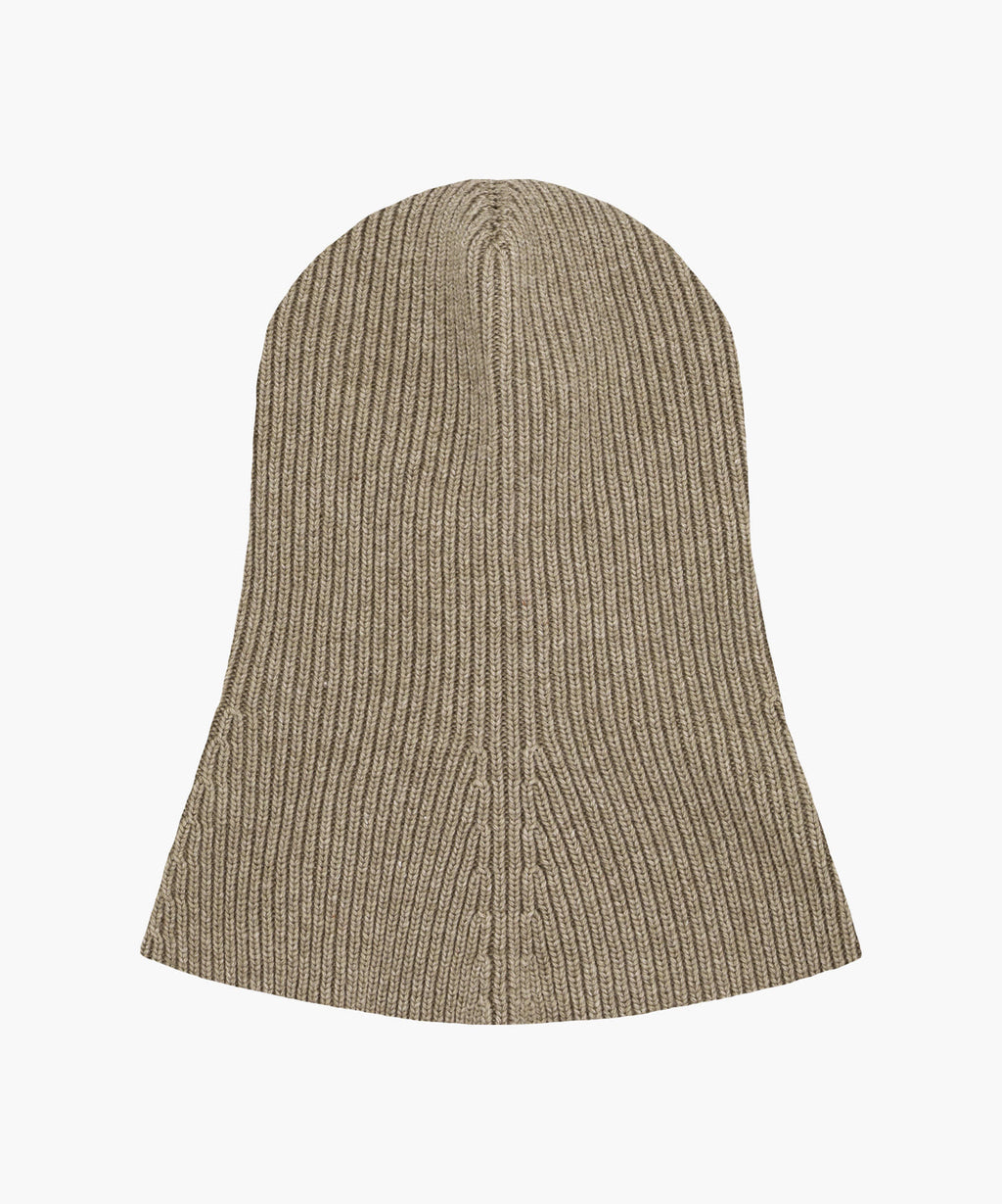 Marithe & Francois Girbaud - Circle Logo Cape Balaclava (Oatmeal) product image 3 | TRAB K-Fashion Australia