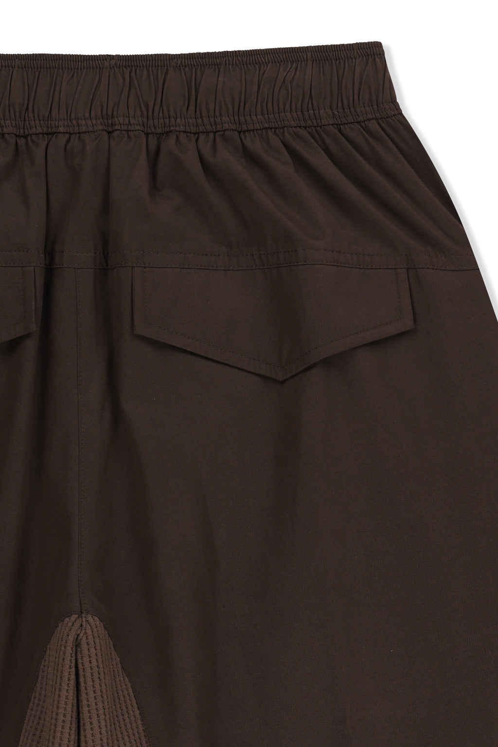 Matin Kim - Waffle Color Block Track Pants (Brown) product image 5 | TRAB K-Fashion Australia