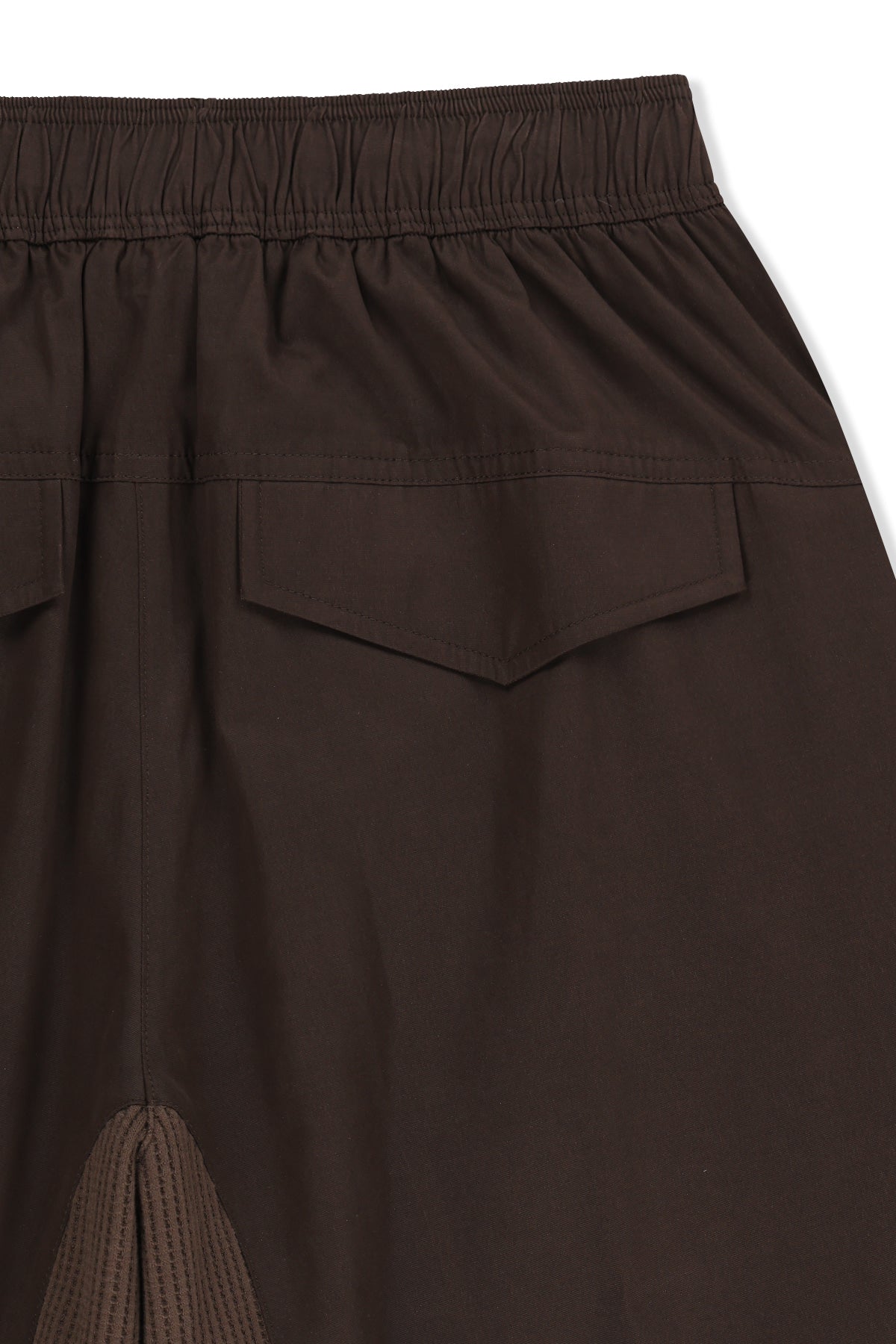 Matin Kim - Waffle Color Block Track Pants (Brown) product image 5 | TRAB K-Fashion Australia