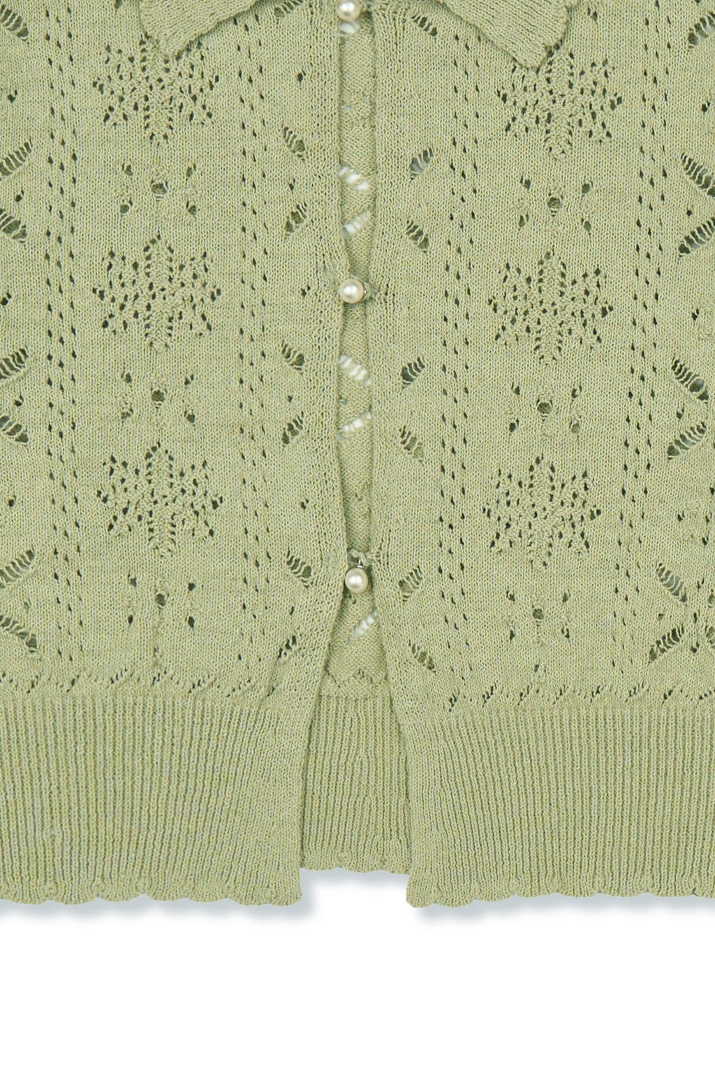 Ioedle - Flower Bomb Knit Cardigan (Olive) product image 1 | TRAB K-Fashion Australia