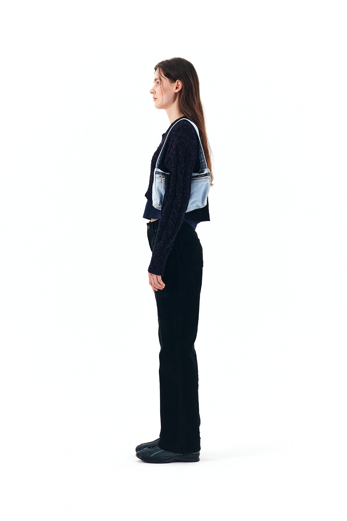 Matin Kim - Corduroy Damaged Pants (Black) product image 6 | TRAB K-Fashion Australia