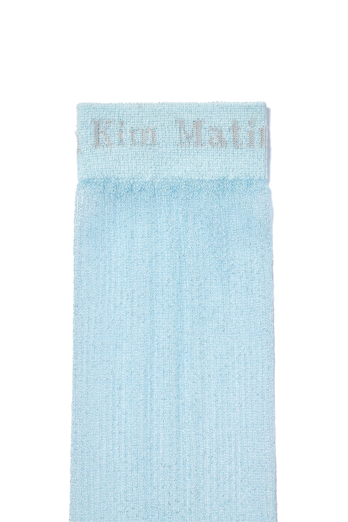 Matin Kim - Sheer Glitter Crew Socks (Sky) product image 3 | TRAB K-Fashion Australia