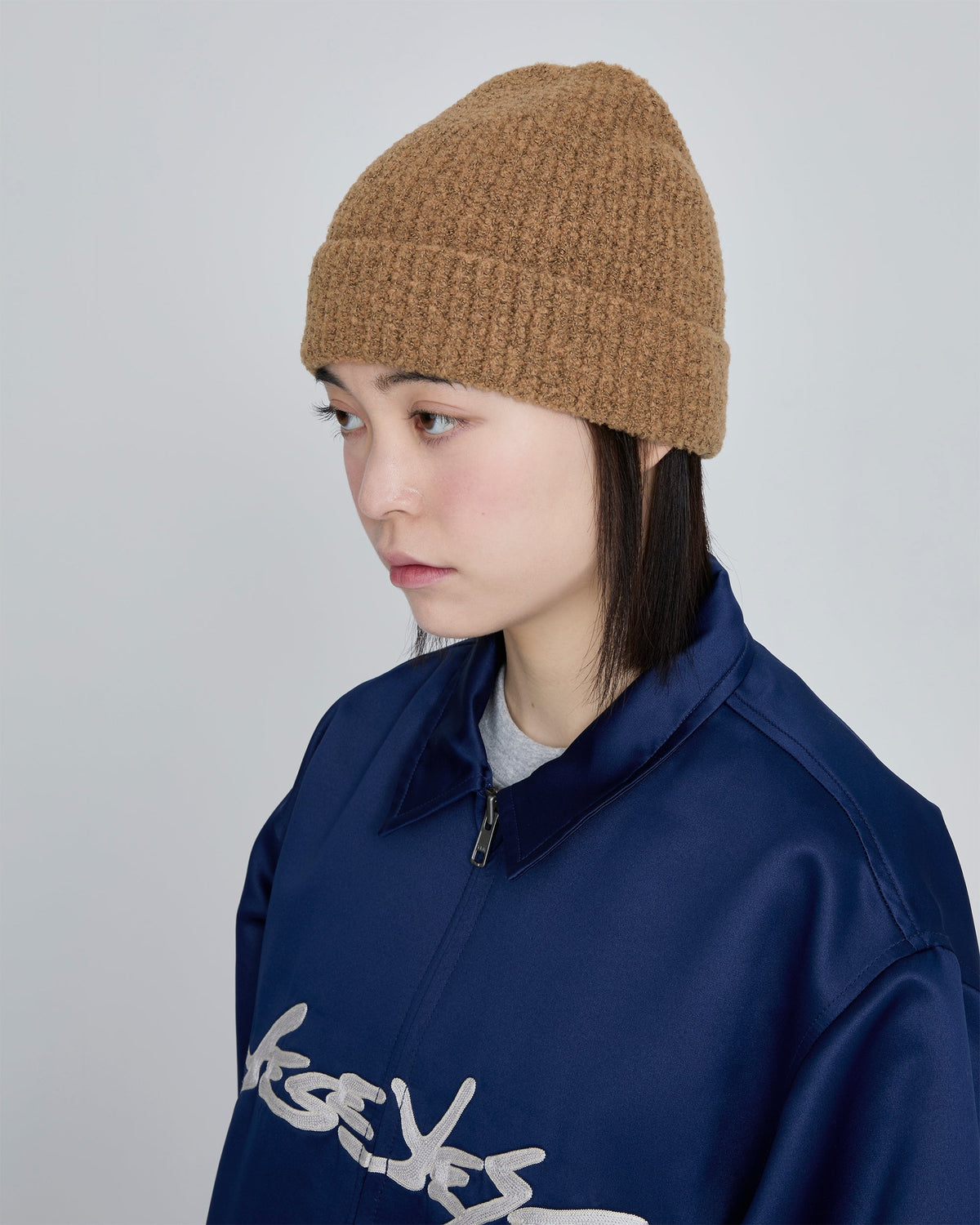 yeseyesee - Fuzzy Beanie (Camel) product image 8 | TRAB K-Fashion Australia