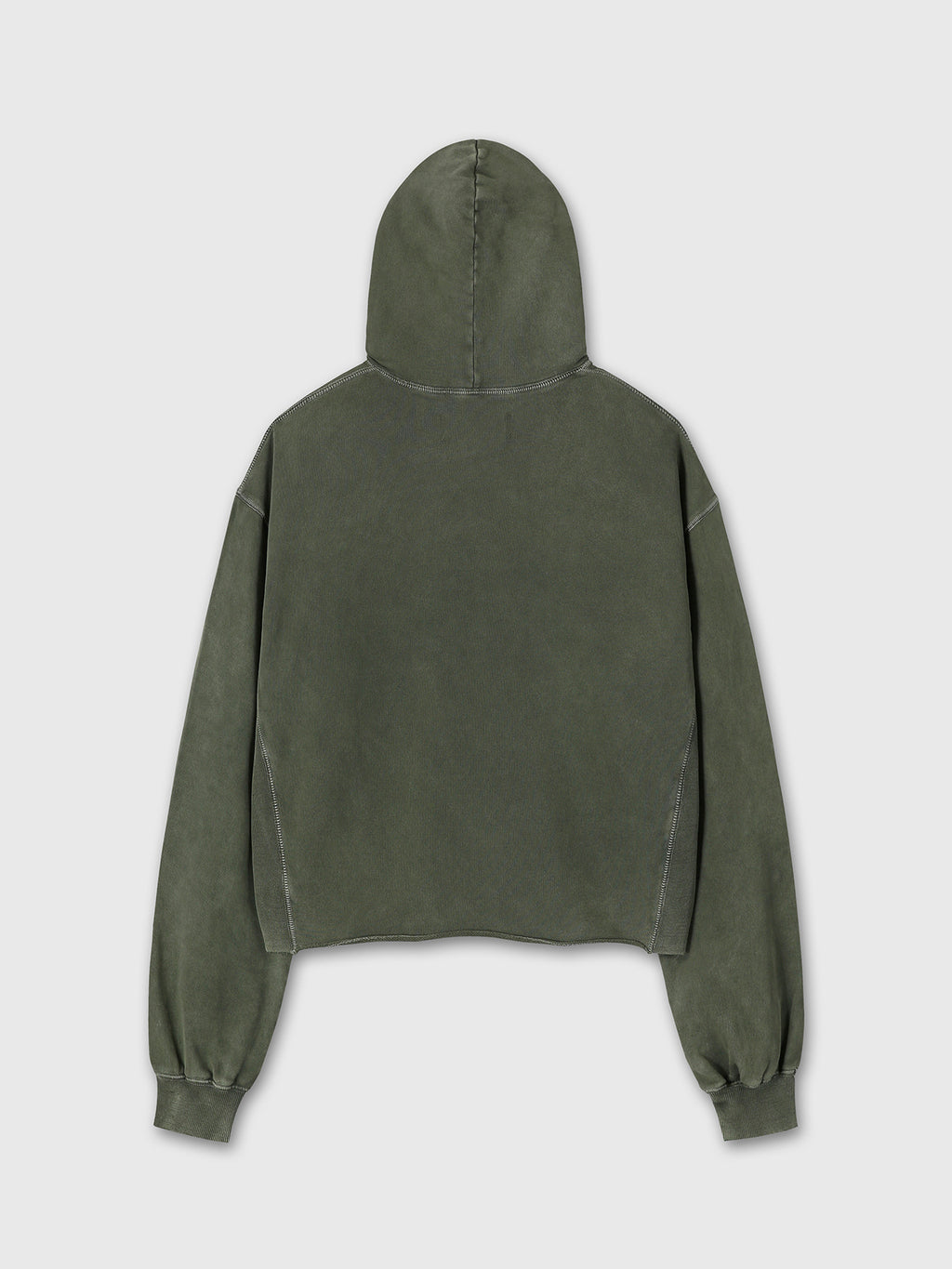 Tonywack - Garment Dyed Raw Edge Hoodie (Faded Green) product image 10 | TRAB K-Fashion Australia