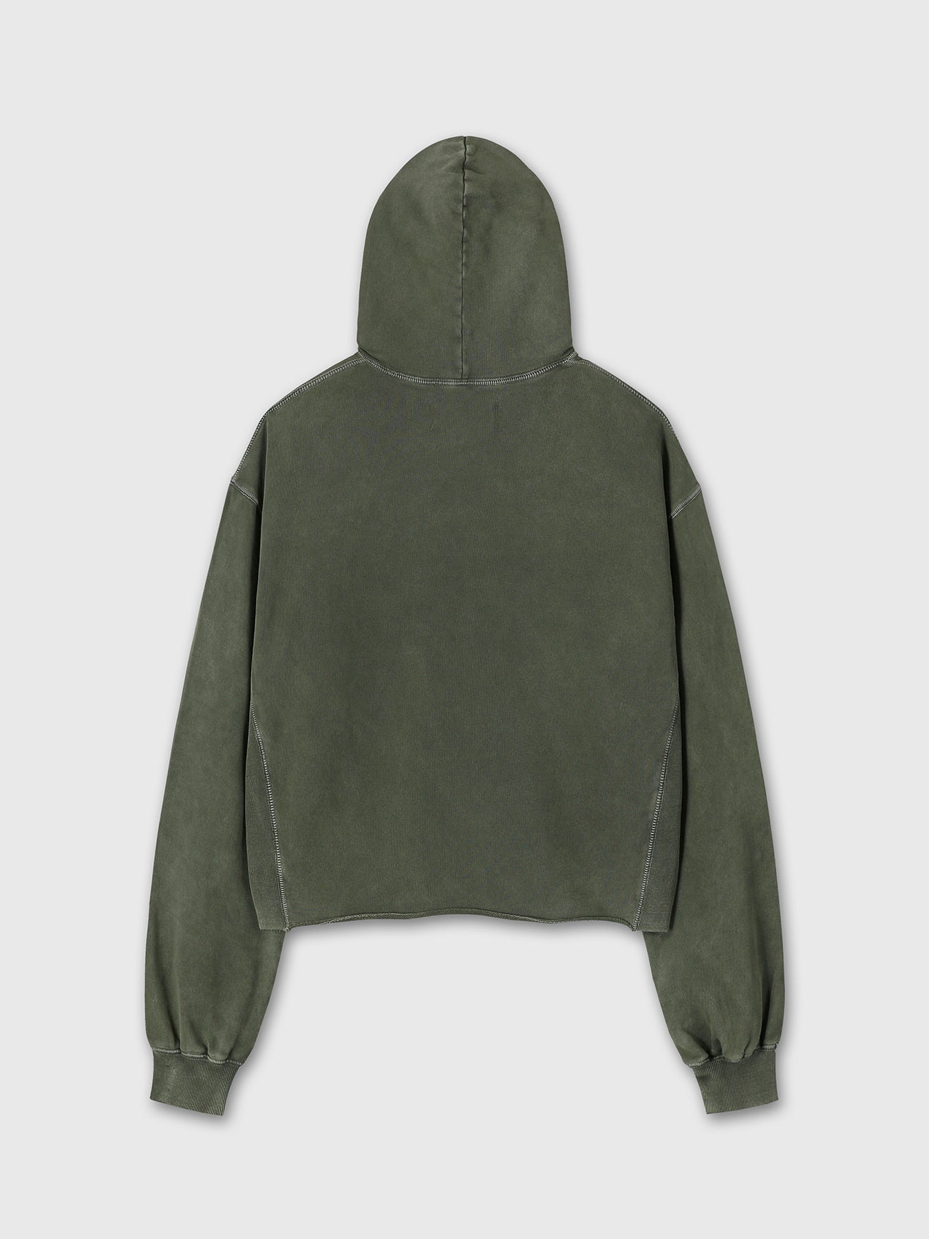Tonywack - Garment Dyed Raw Edge Hoodie (Faded Green) product image 10 | TRAB K-Fashion Australia