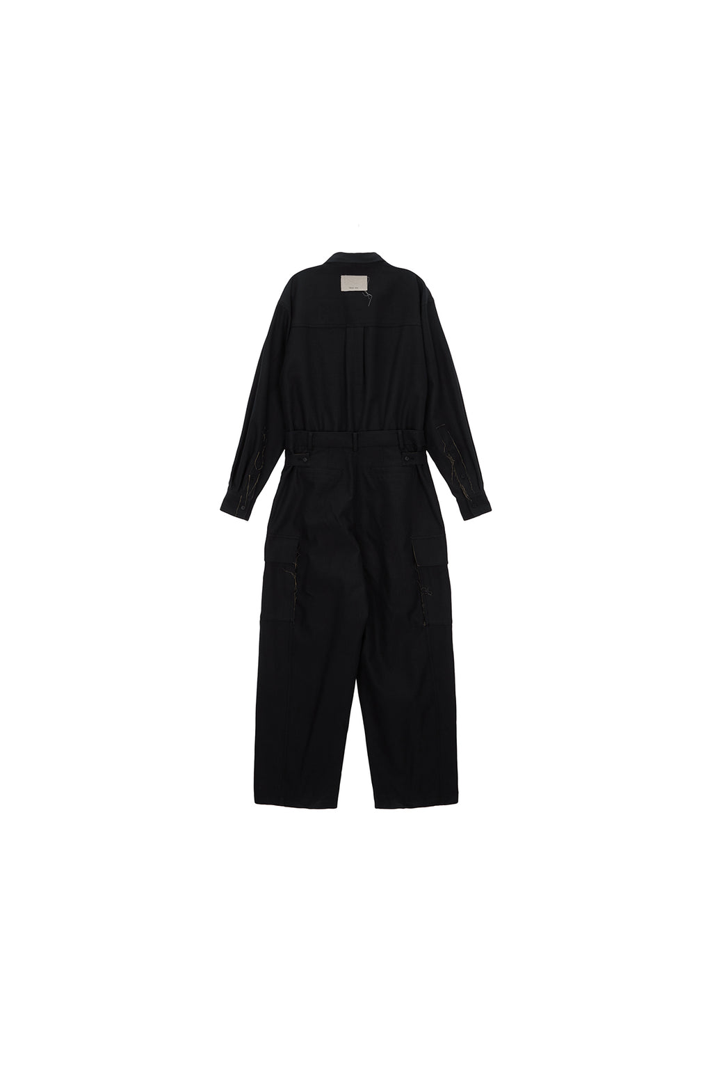 Matin Kim - Utility Button Up Jumpsuit (Black) product image 2 | TRAB K-Fashion Australia