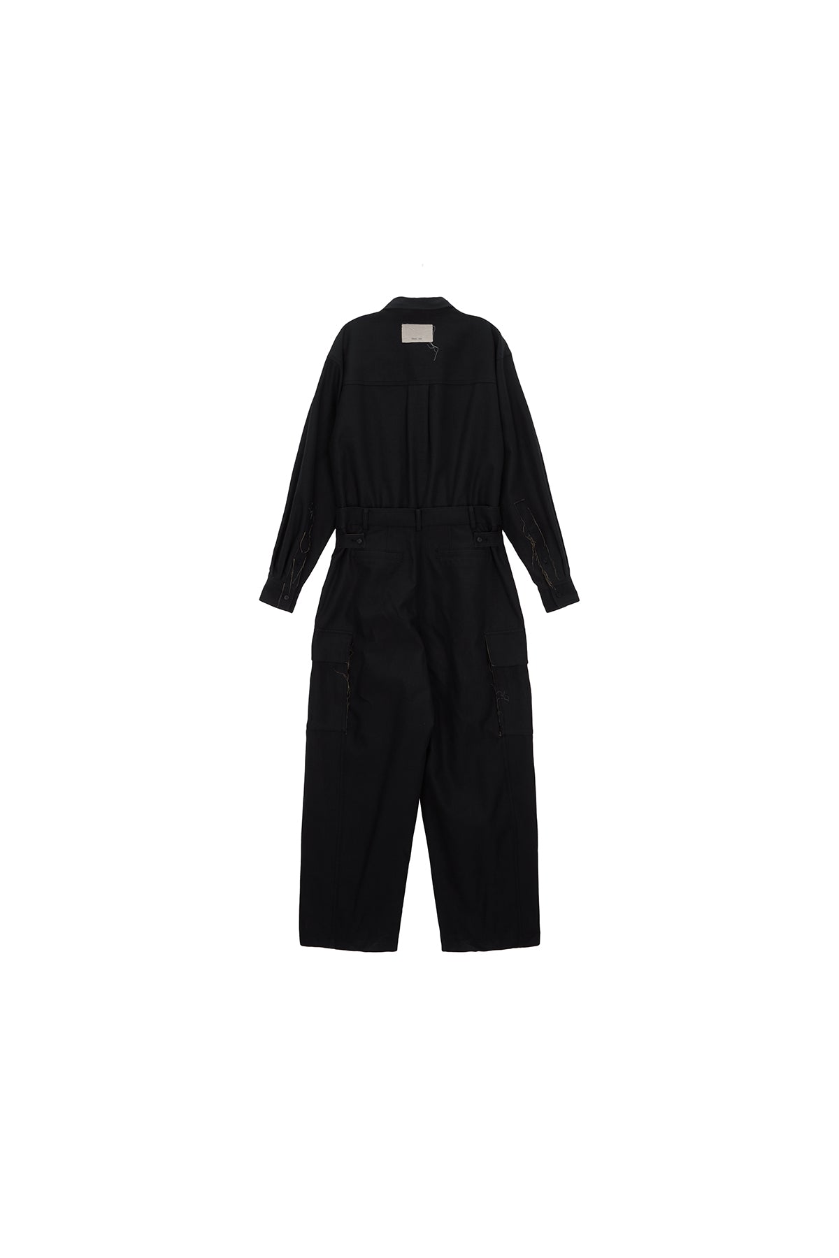 Matin Kim - Utility Button Up Jumpsuit (Black) product image 2 | TRAB K-Fashion Australia
