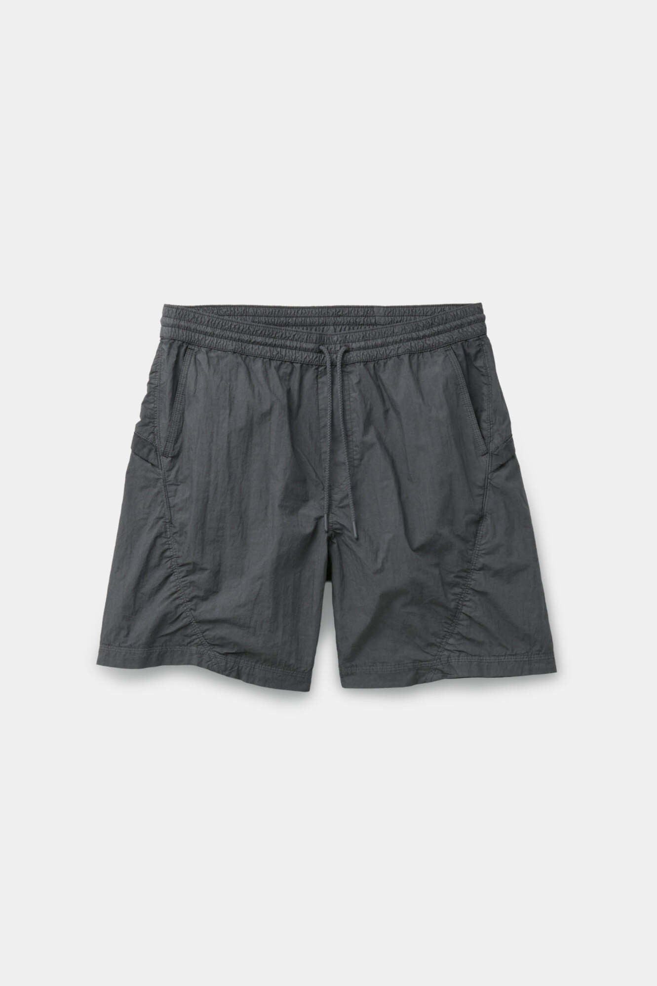 Coor - Garment Dyed Nylon Short Pants (Washed Charcoal) product image 1 | TRAB K-Fashion Australia