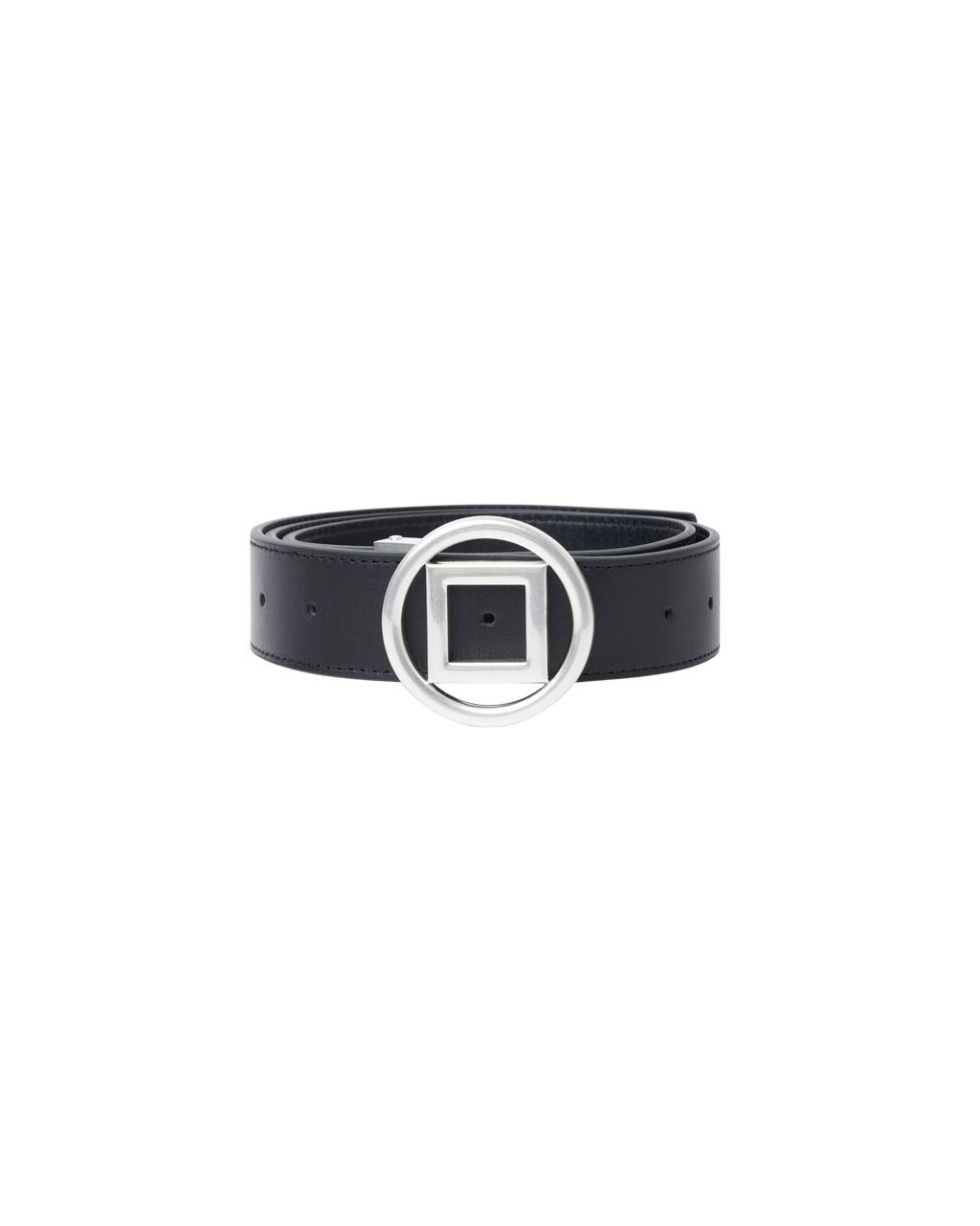 Kimhe Kim - Coin Logo Belt (Black/Silver) product image 6 | TRAB K-Fashion Australia