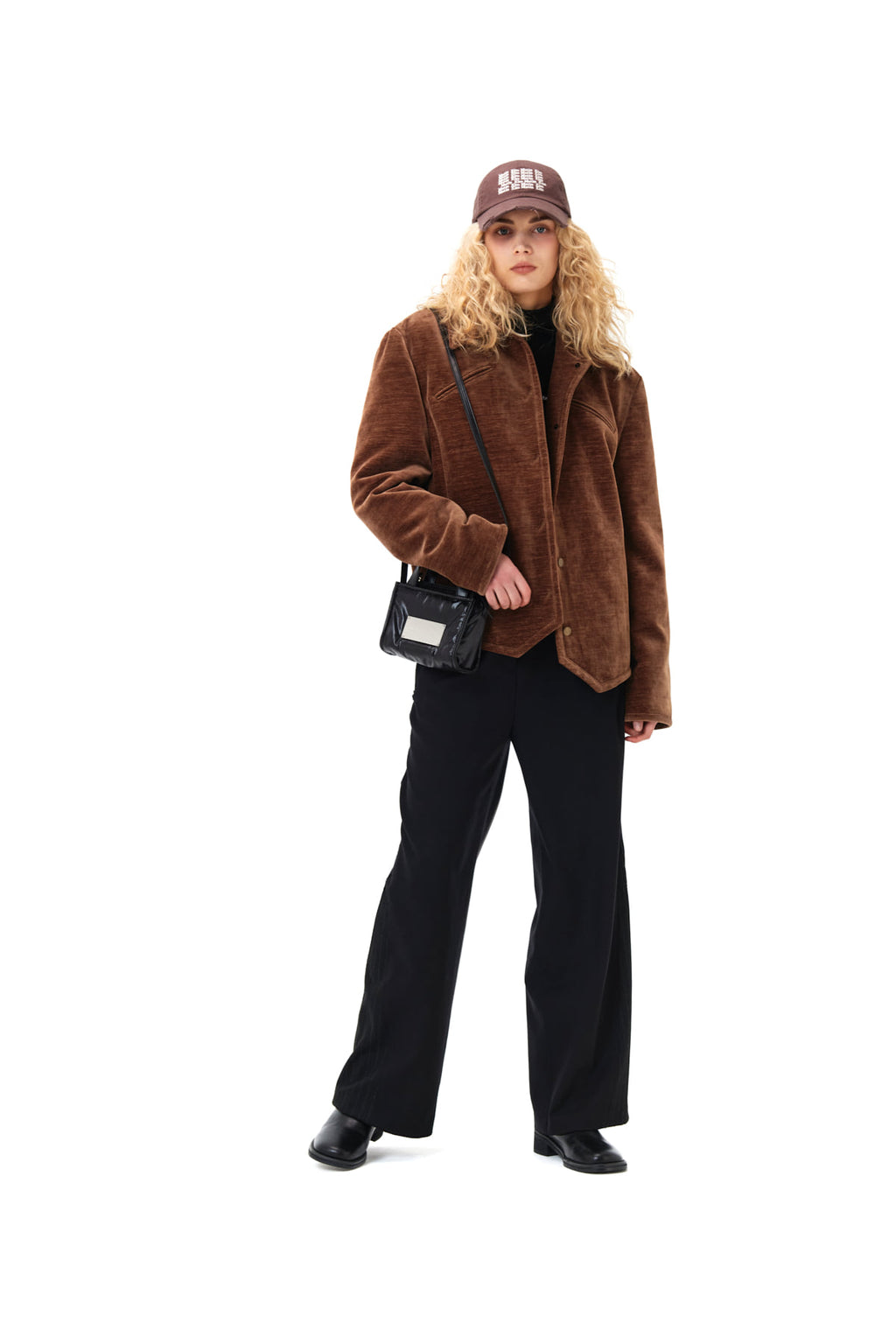 Matin Kim - Stripe Mix Wide Trouser (Black) product image 8 | TRAB K-Fashion Australia