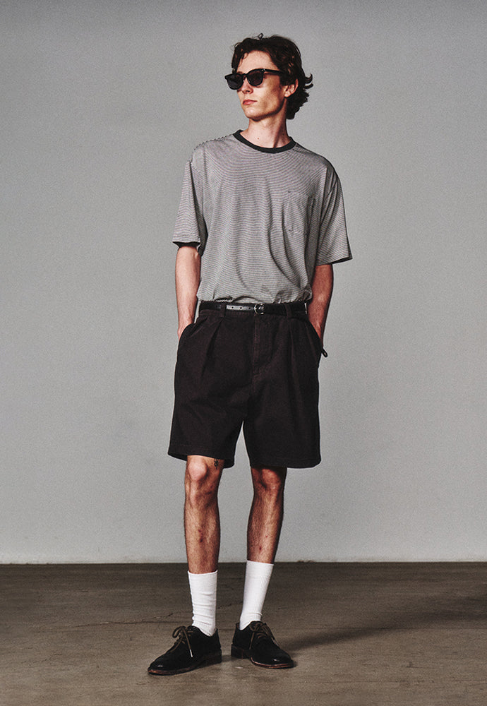 Art if acts - Washed Chino Shorts (Charcoal) product image 2 | TRAB K-Fashion Australia