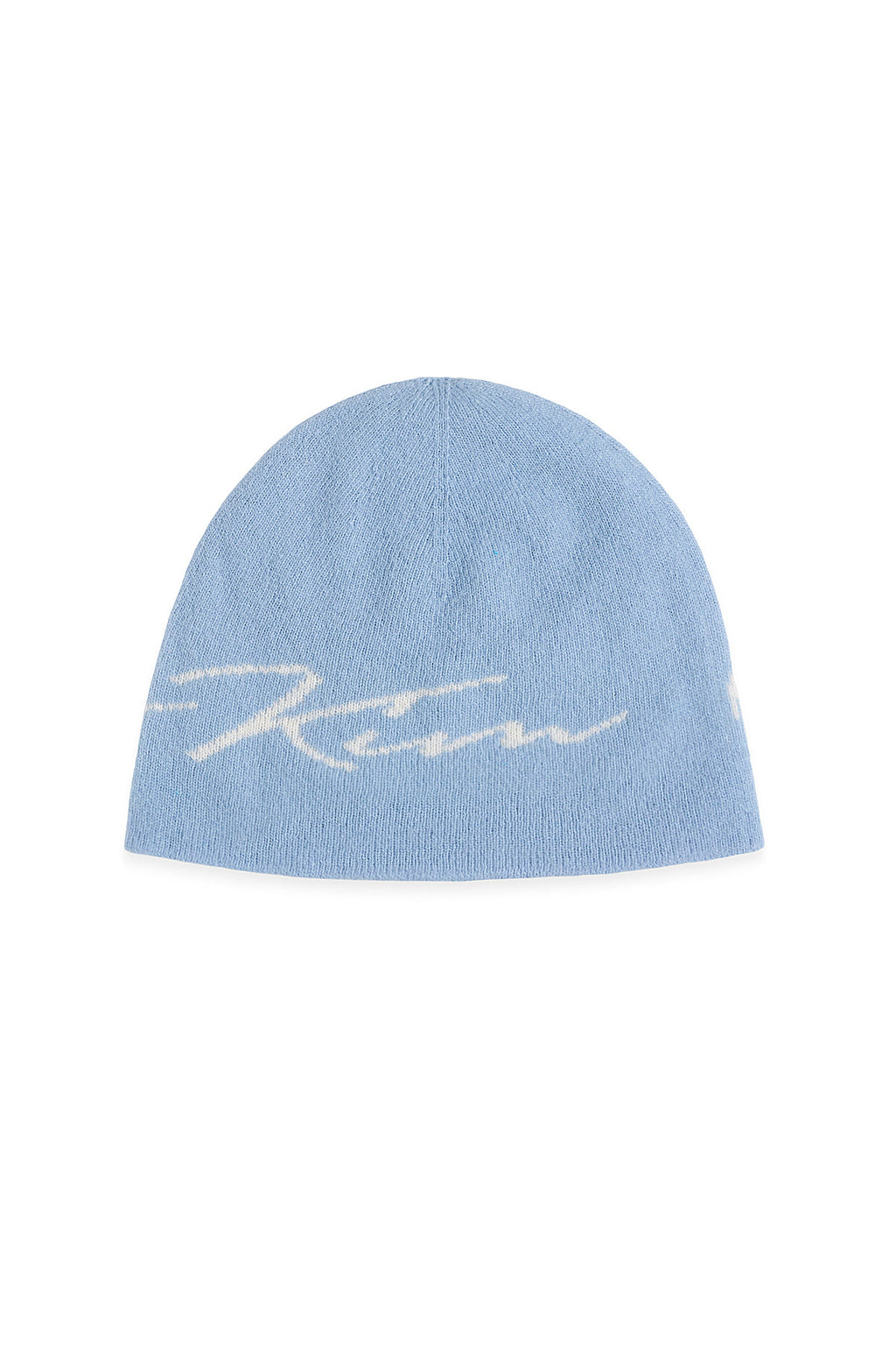 Matin Kim - Matin Logo Script Beanie (Blue) product image 2 | TRAB K-Fashion Australia